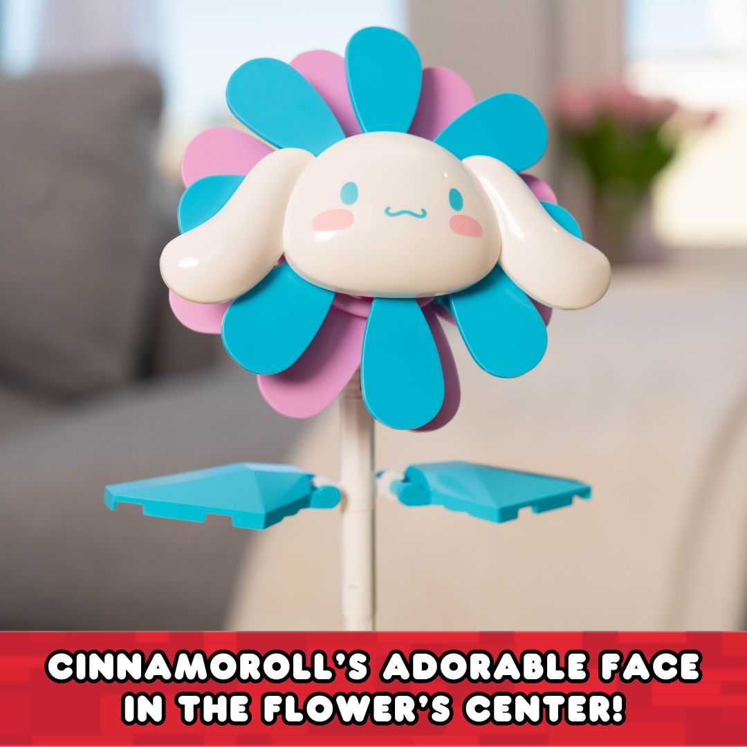 Brickcraft x Hello Kitty Cinnamoroll Flower & Vase Brick Building Set