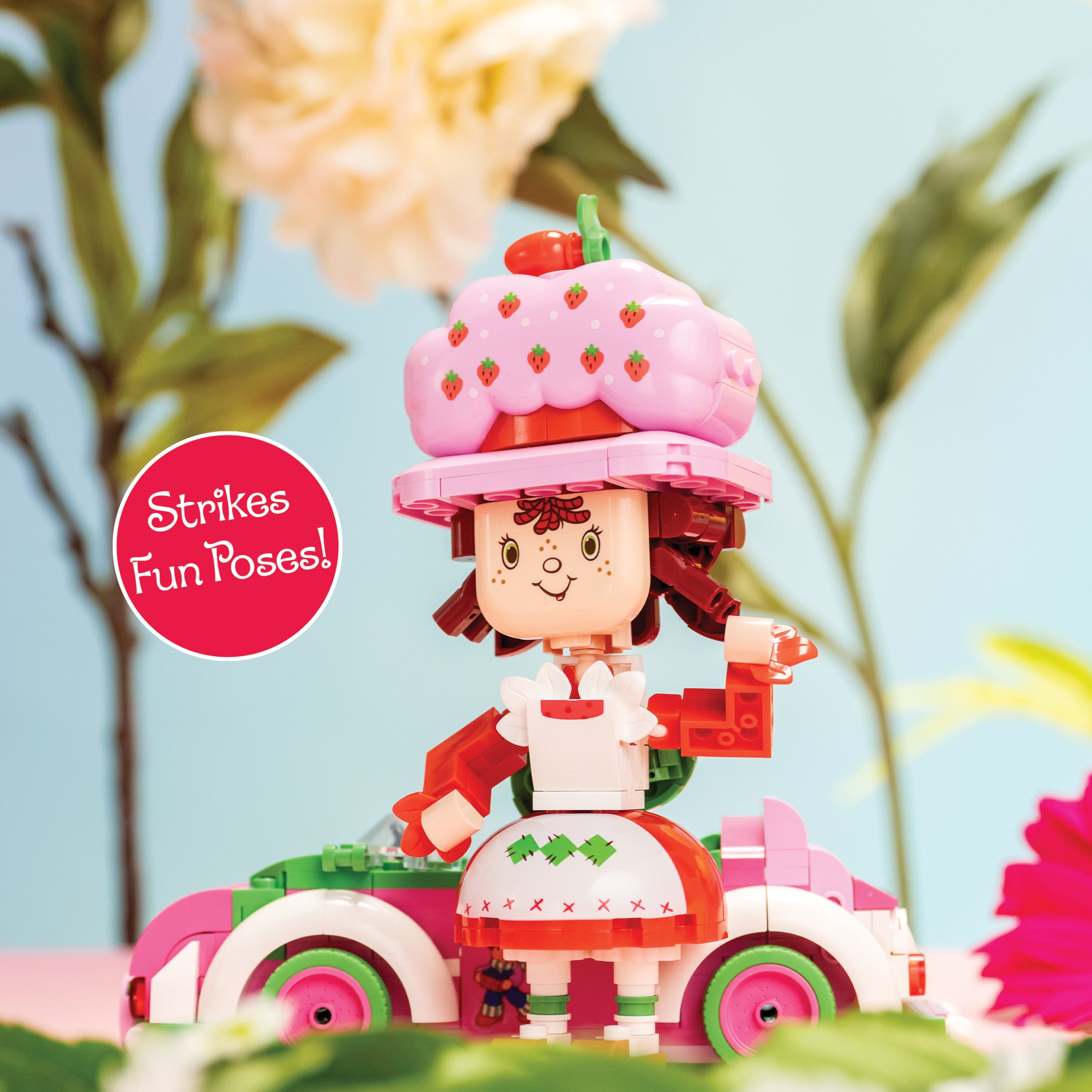 Brickcraft x Strawberry Shortcake Berry Cruiser Brick