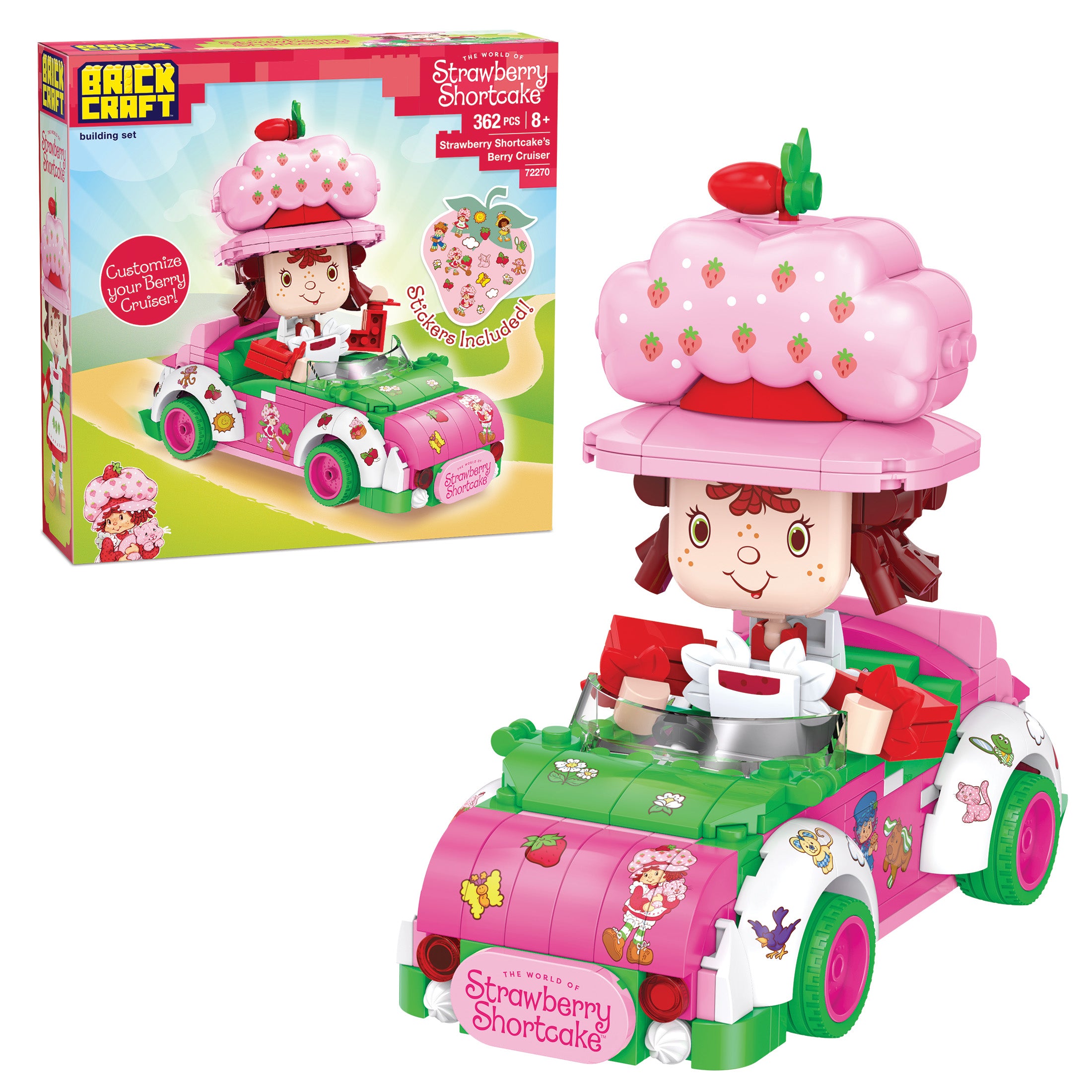Brickcraft x Strawberry Shortcake Berry Cruiser Brick