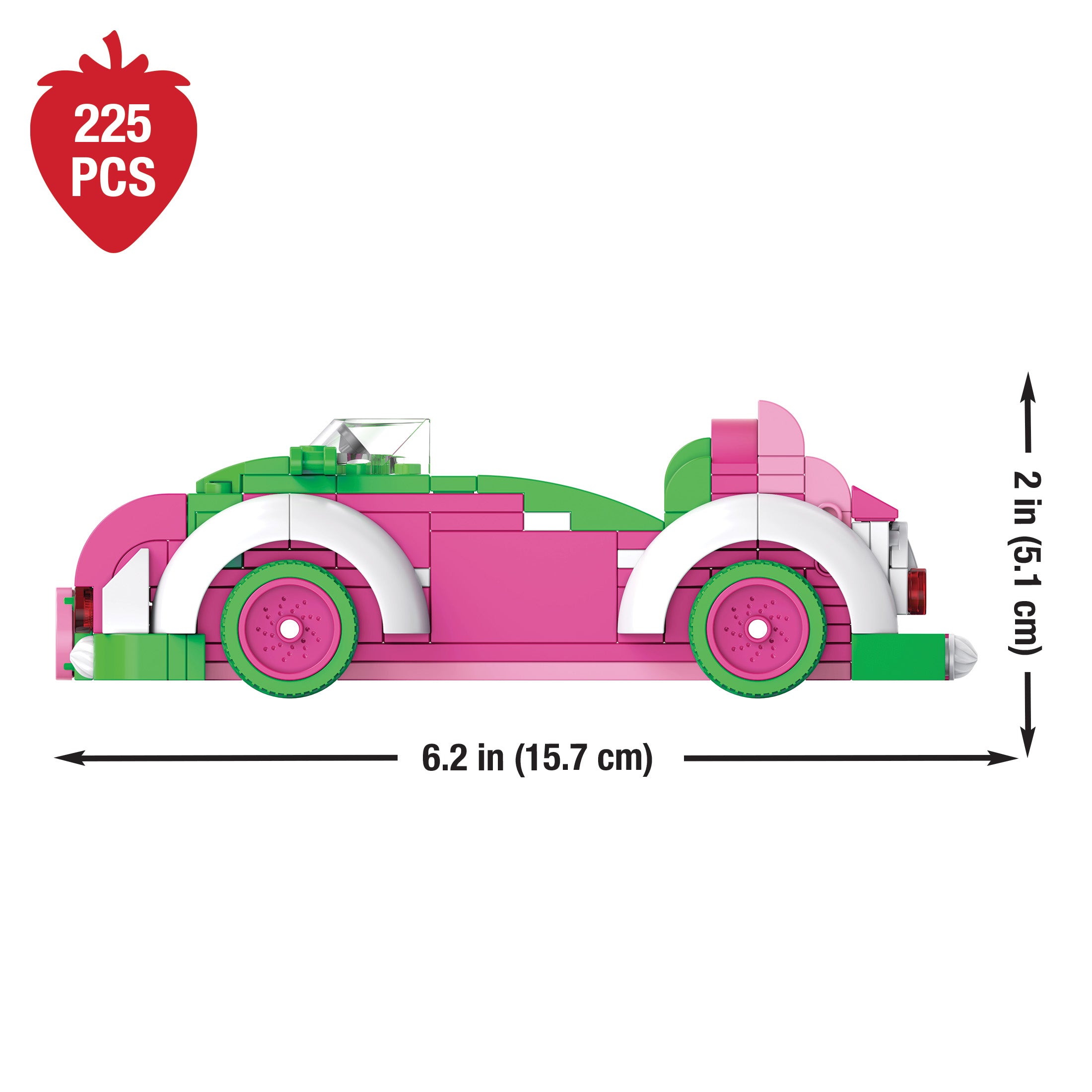 Brickcraft x Strawberry Shortcake Berry Cruiser Brick