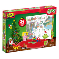 Brick Craft Grinch building set packaging with Christmas-themed scene