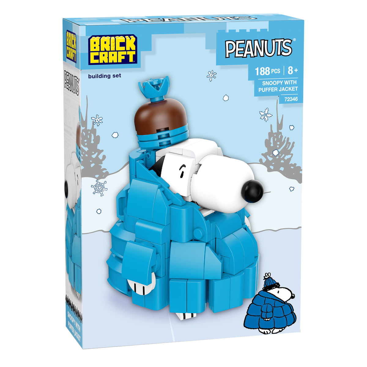 Snoopy With Puffer Jacket