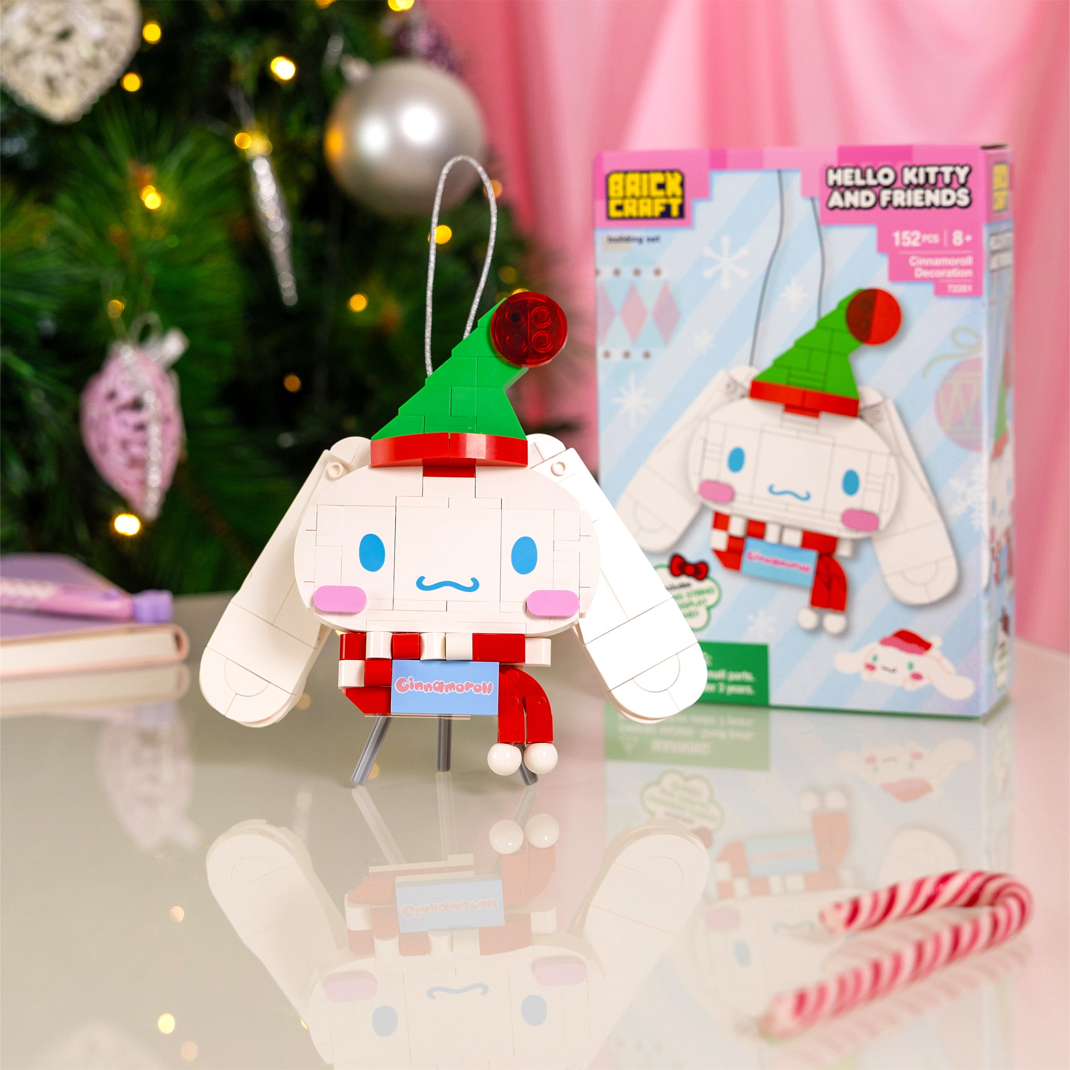 Brickcraft x Sanrio Cinnamoroll Decoration Building Set – 152 Pieces