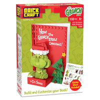 Brick Craft Grinch building set packaging with green and red design