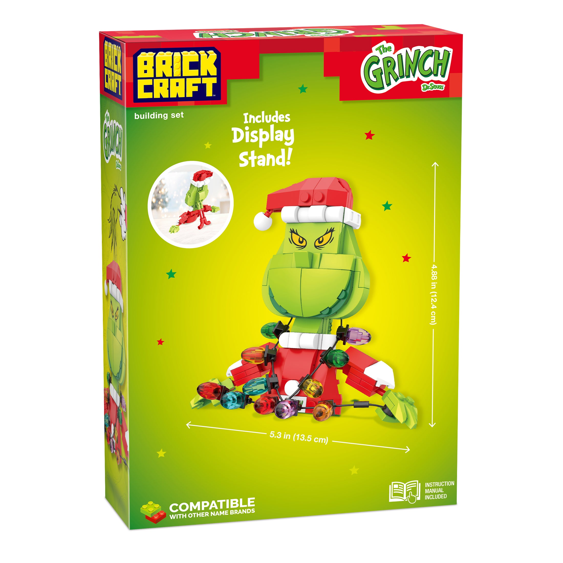 Brickcraft Lights Out Grinch Decoration Building Set – 146 Pieces