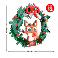 Rudolph Light Up Holiday Wreath