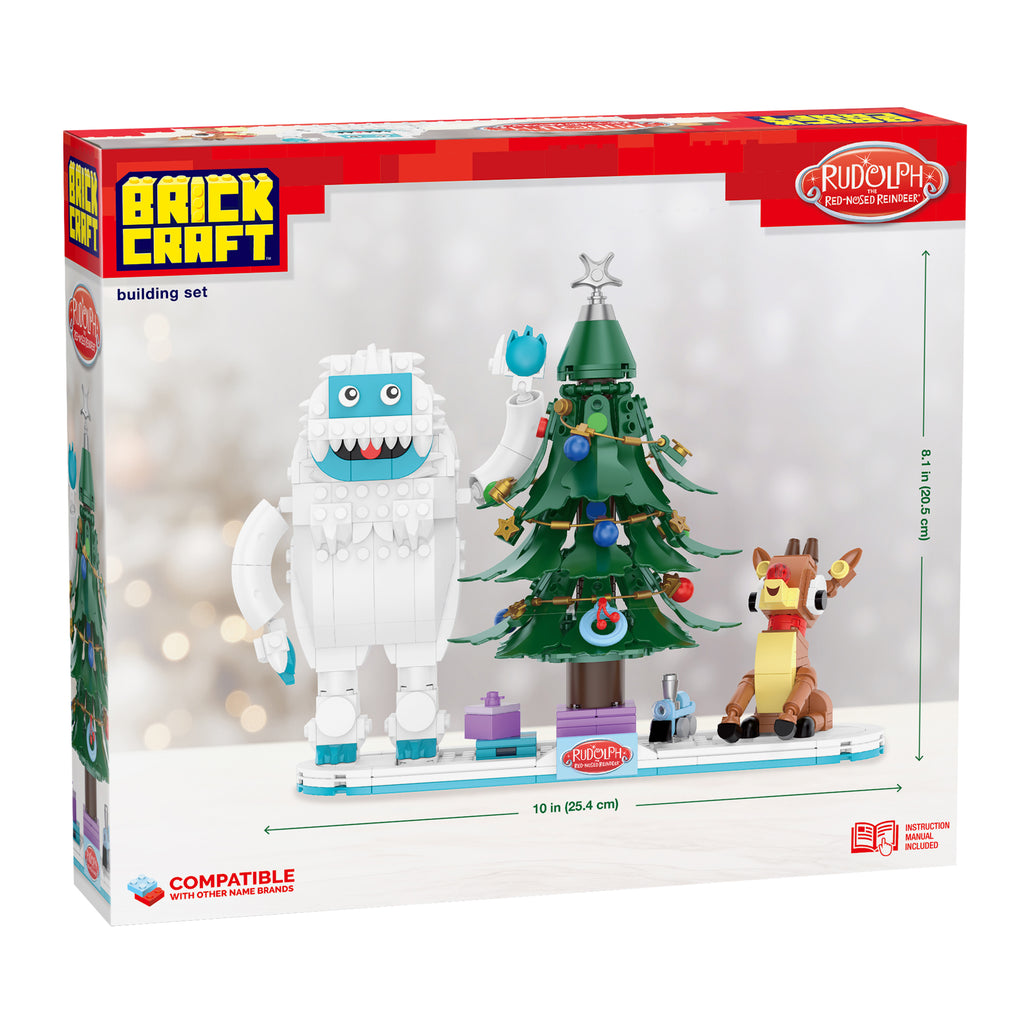 Diy Rudolph Bumble Brickcraft Bumble and Rudolph Christmas Tree Building Set