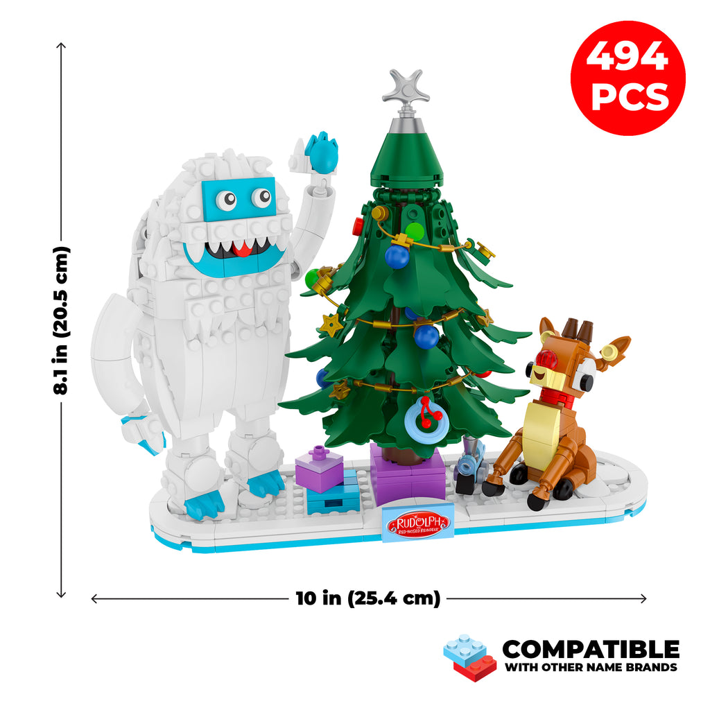 Diy Rudolph Bumble Brickcraft Bumble and Rudolph Christmas Tree Building Set
