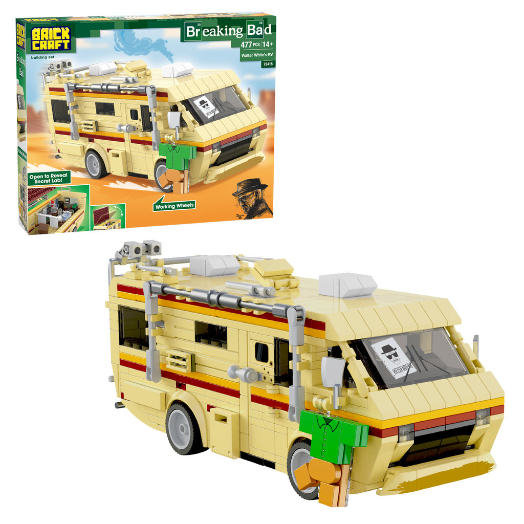 Breaking Bad Rv Papercraft Brickcraft x Breaking Bad Walter White's RV Building Set