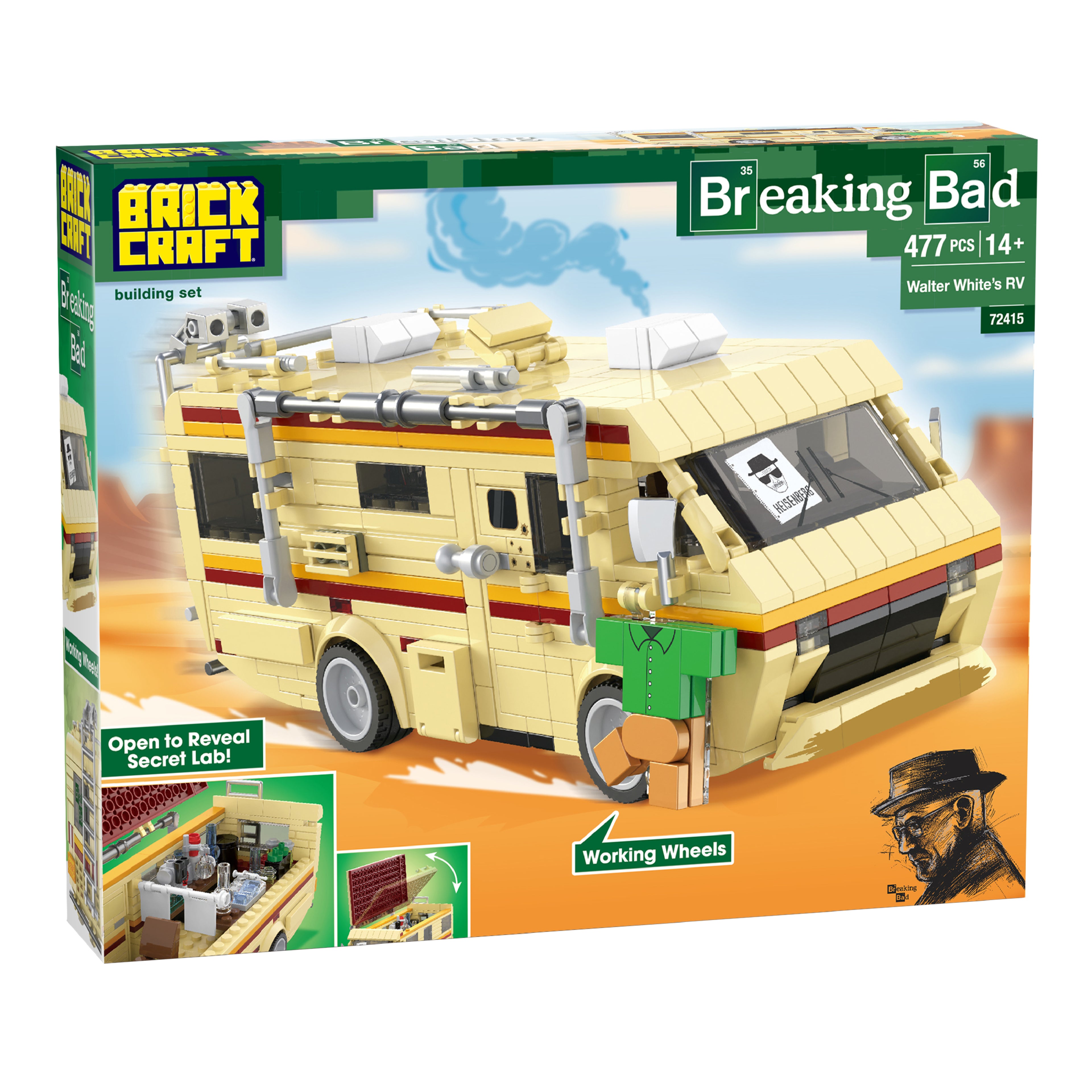 camper breaking bad Brickcraft x Breaking Bad Walter White's RV Building Set