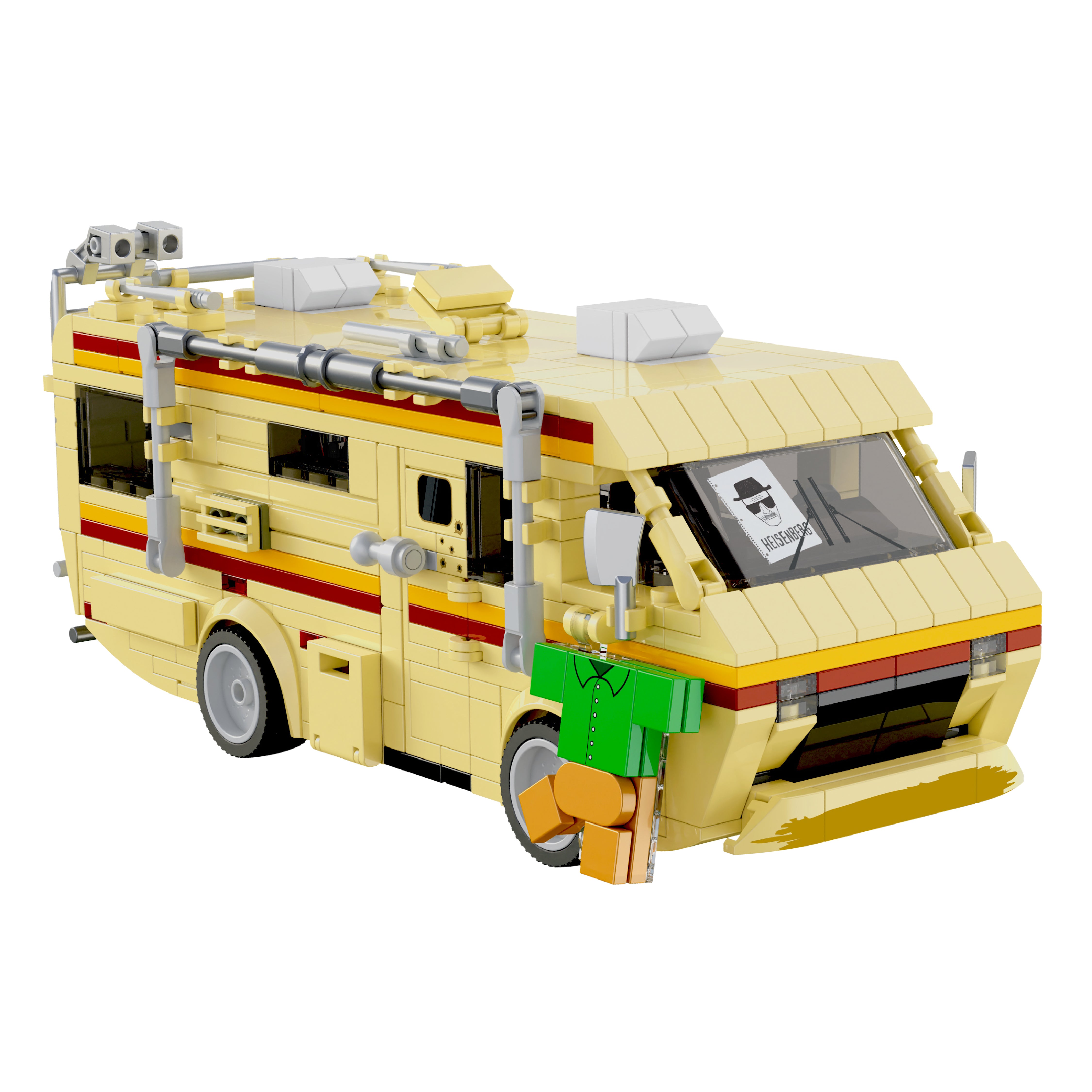 Brickcraft x Breaking Bad Walter White's RV Building Set