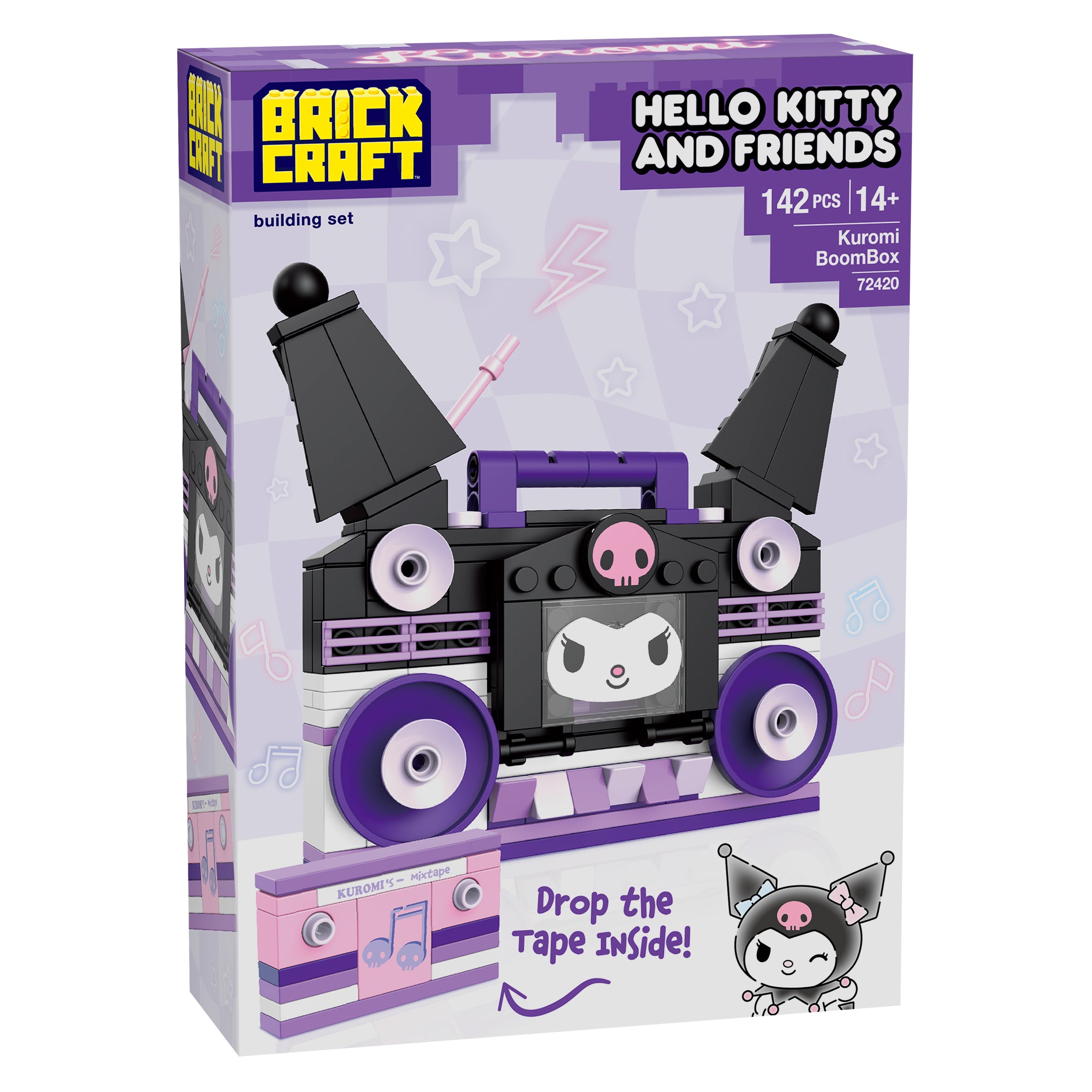 Brickcraft Kuromi BoomBox Building Set