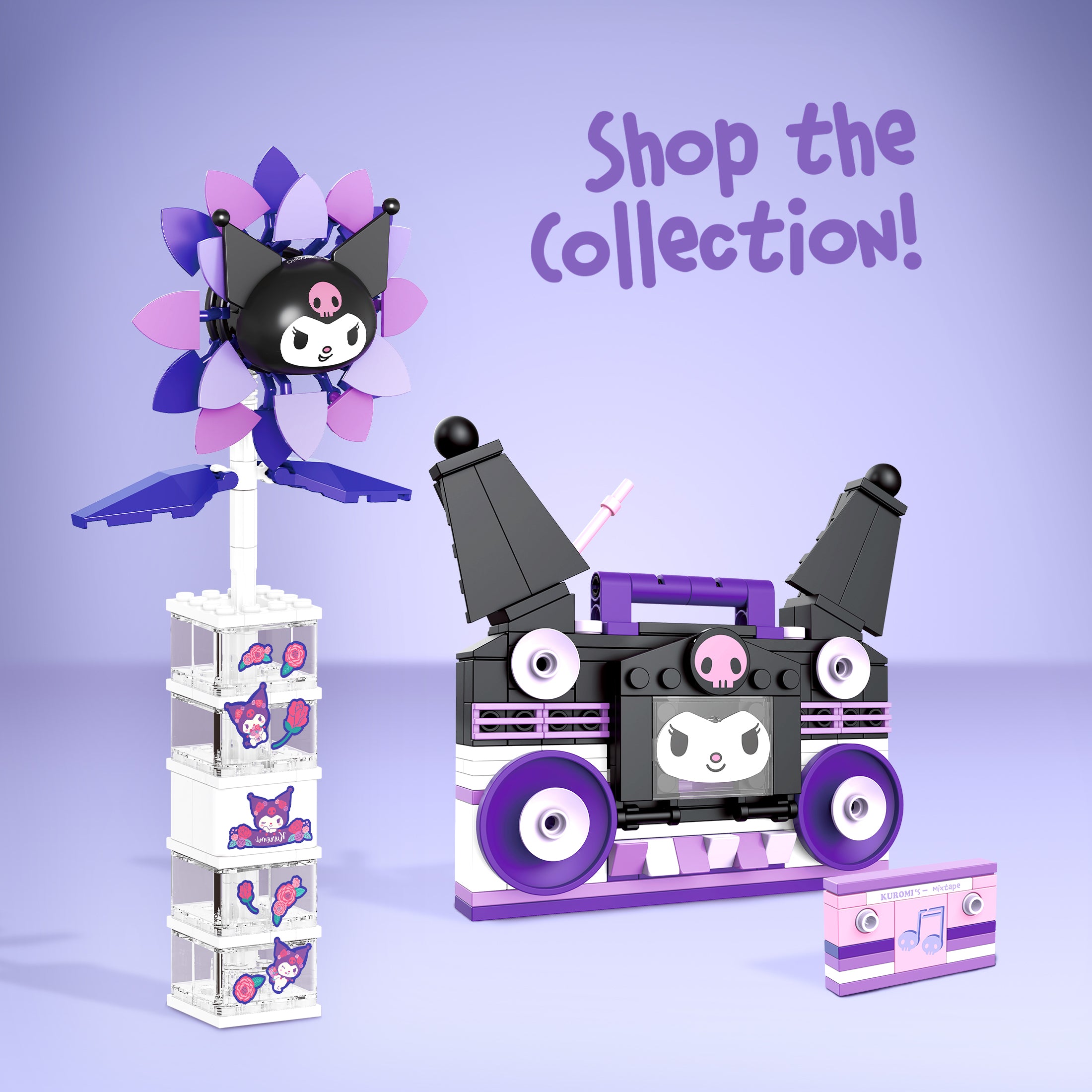 Brickcraft Kuromi BoomBox Building Set