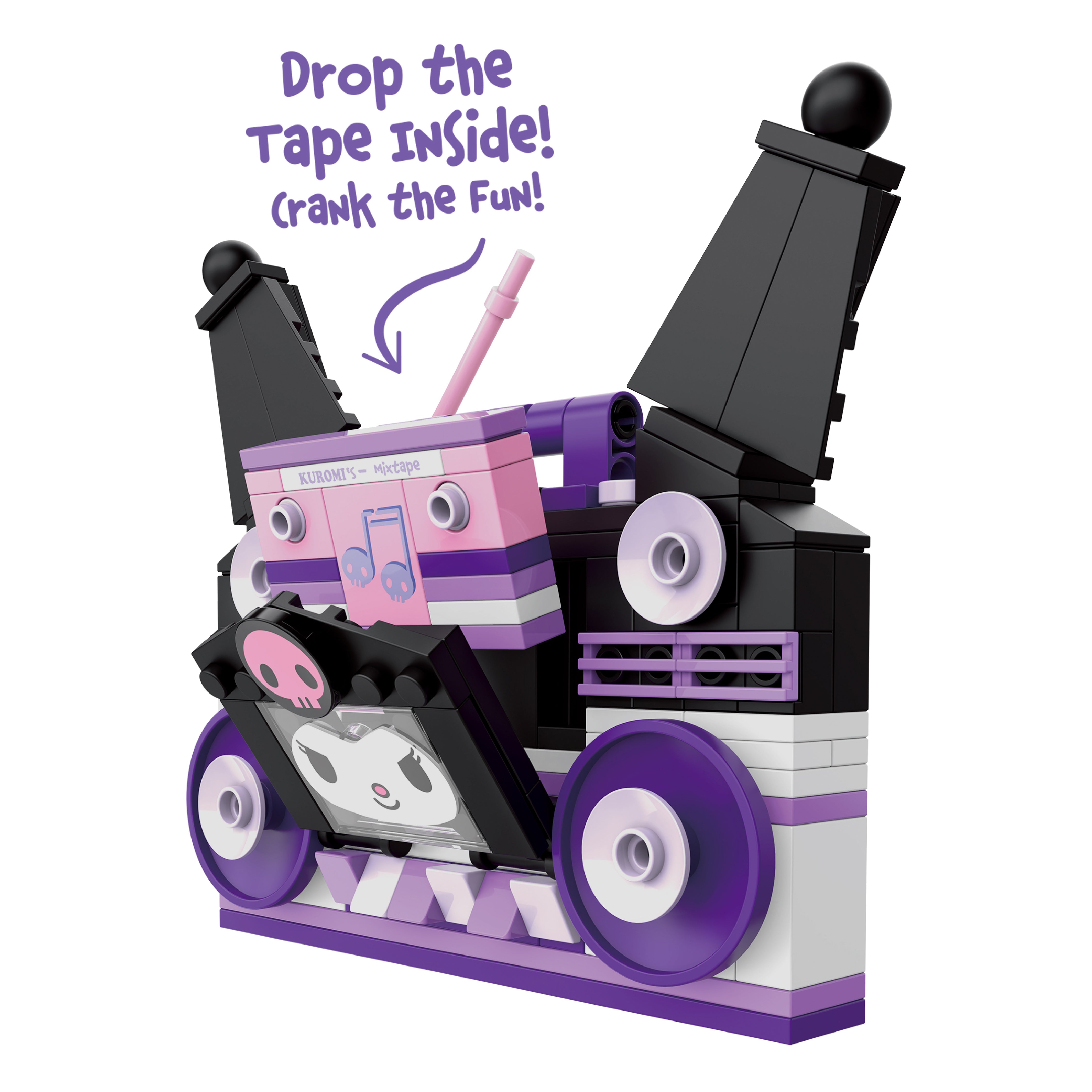ダンスウィズミー キャディバッグ 黒とピンク Brickcraft Kuromi BoomBox Building Set