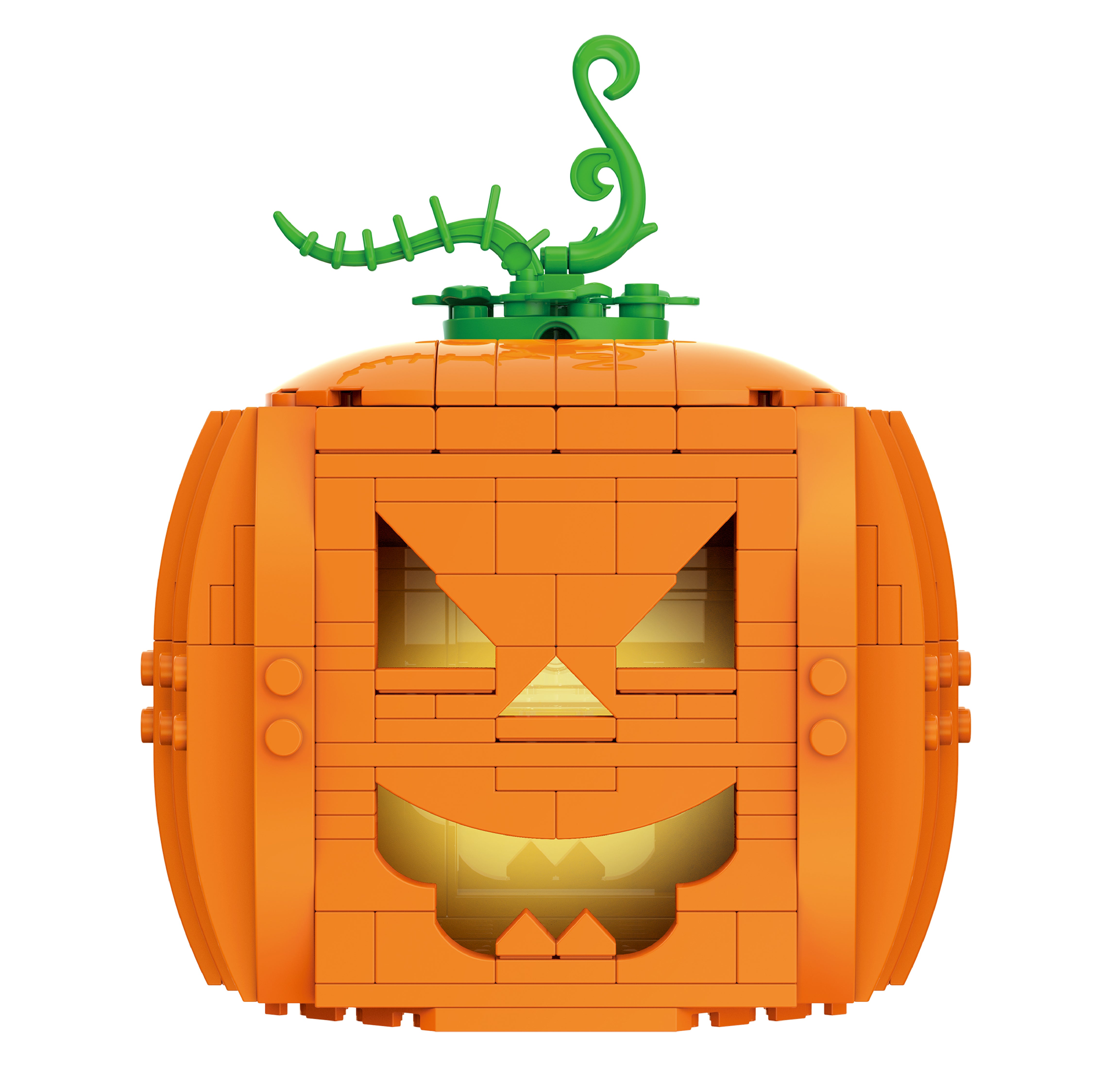 pumpkin077　8セット Brick-O'-Lantern Building Kit – 233-Piece Set – Brickcraft