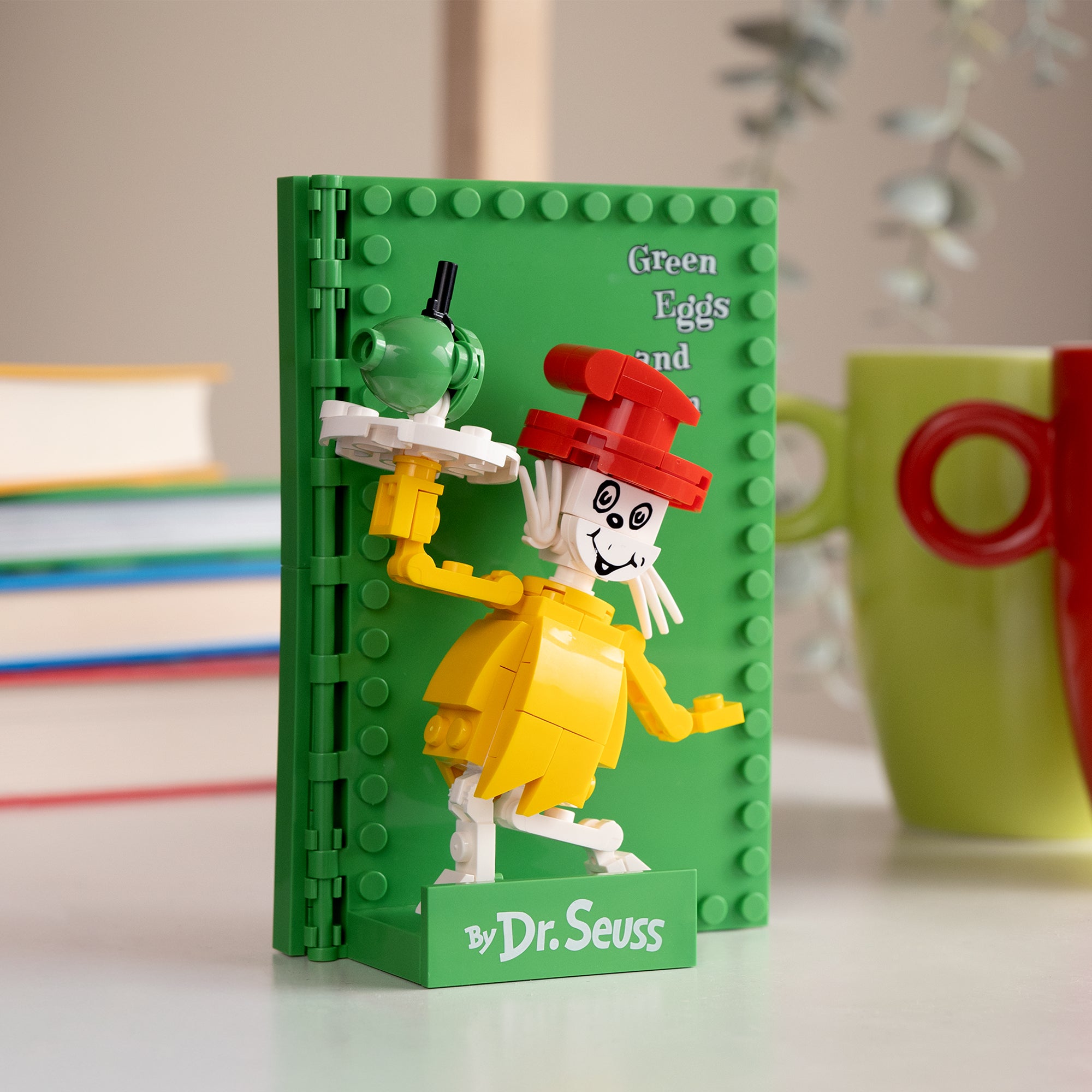 Brickcraft x Dr. Seuss Green Eggs and Ham Book Brick Building Set