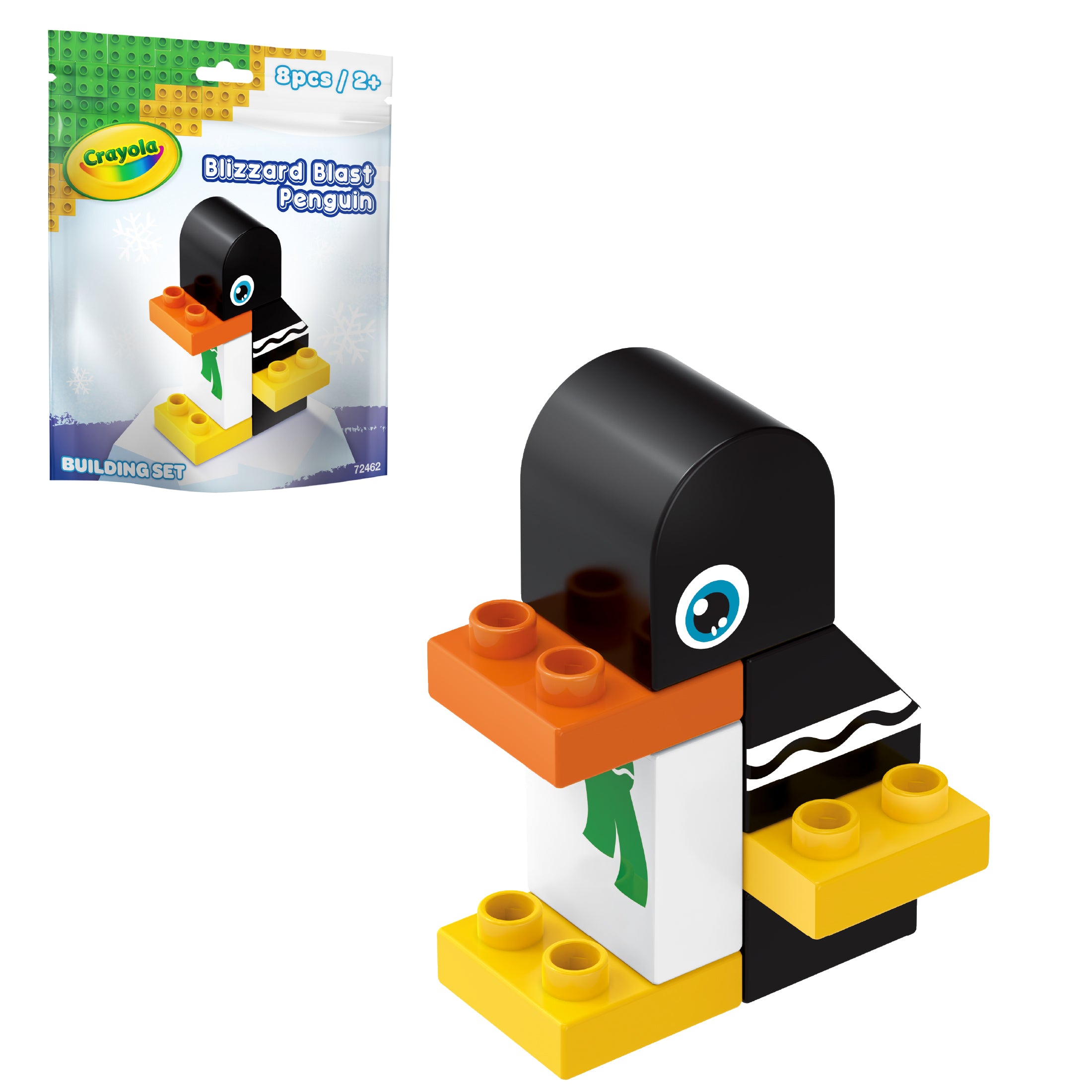 penguin.bakatareさん専用 Brickcraft Crayola Blizzard Blast Penguin Toddler Building Kit