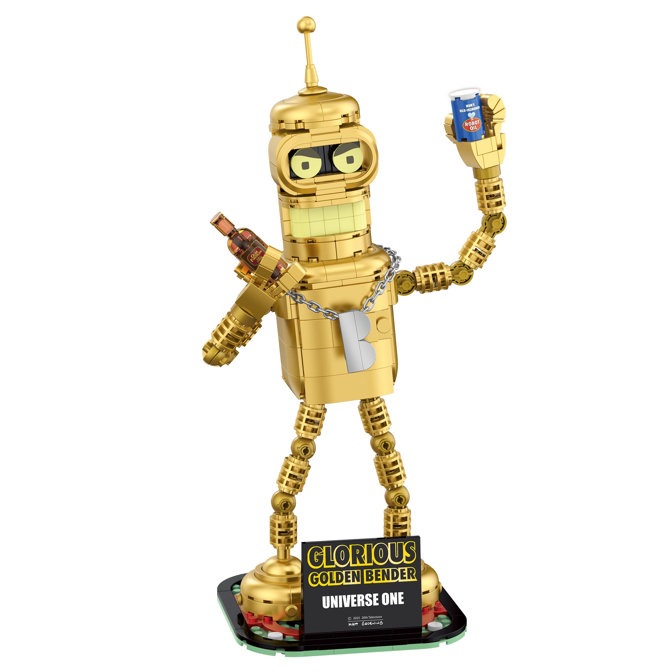 Brickcraft Futurama Gold Bender Comic-Con Exclusive Building Set