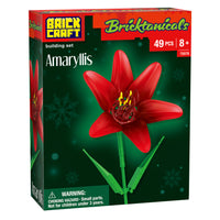 Brick Craft Brictanicals Amaryllis building set packaging on a white background