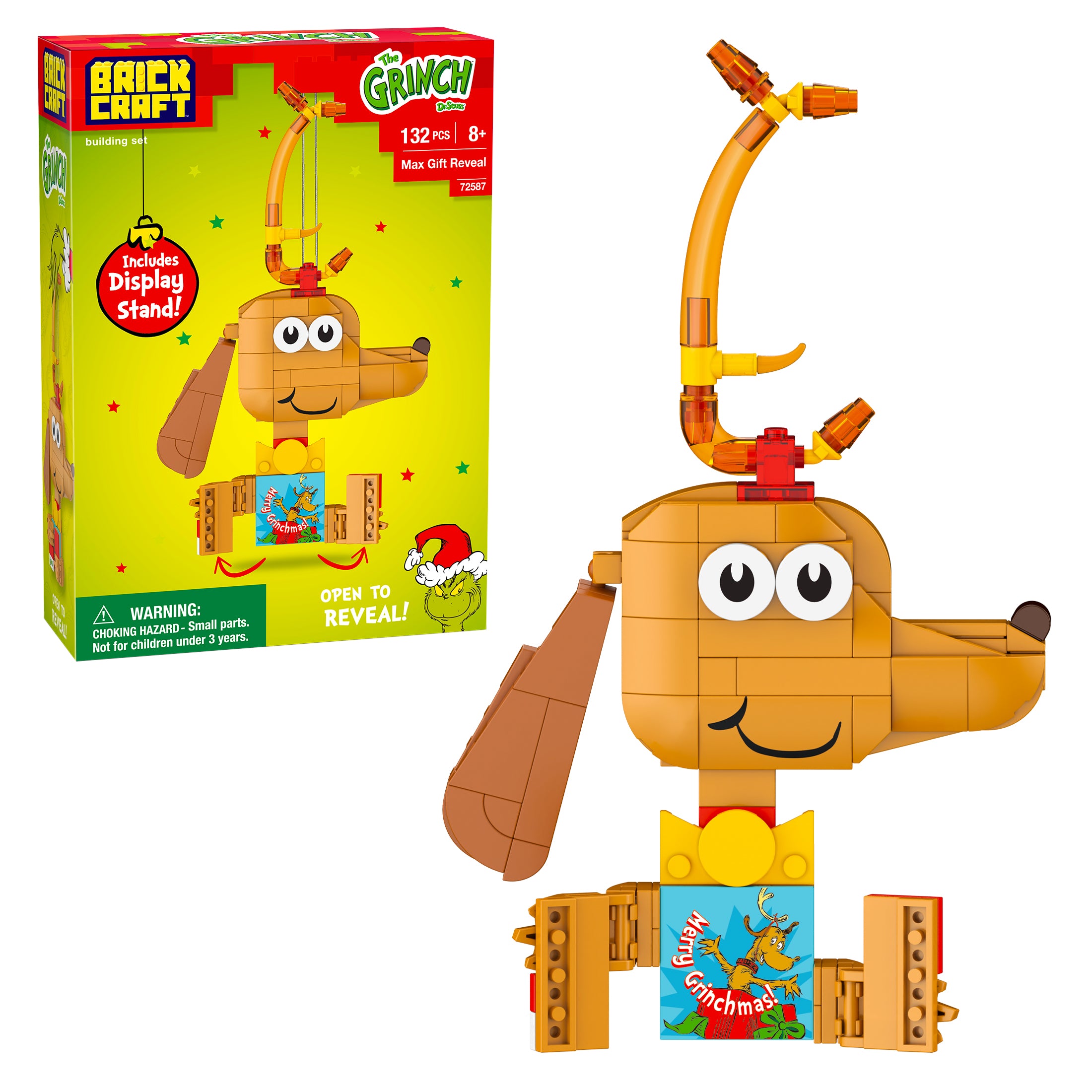 Brickcraft x The Grinch Max Gift Reveal Decoration Building Set