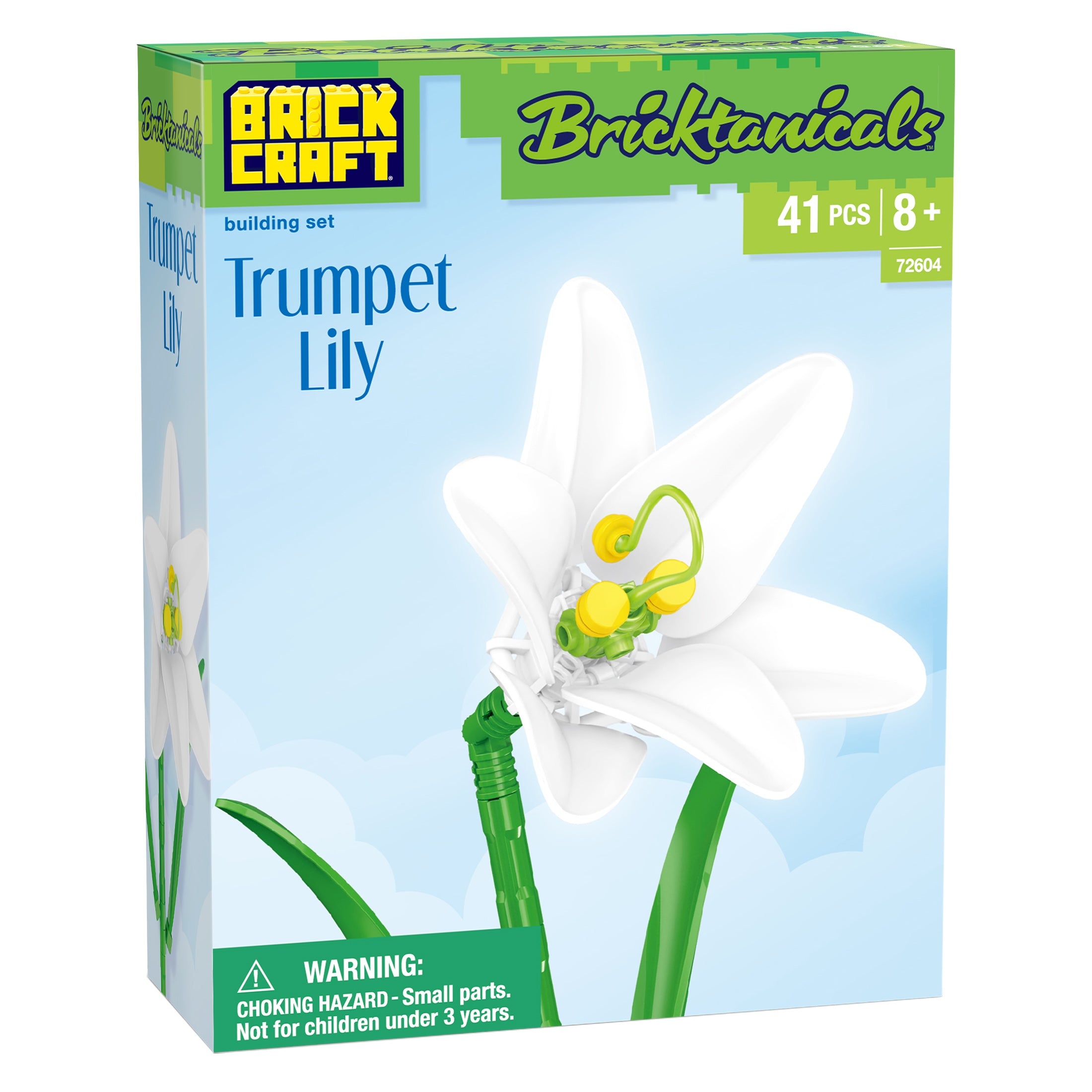 Enchanted by the Flower's vol.4 新品・未開封 Brickcraft Bricktanicals Trumpet Lily Flower Building Set - 41 Pieces