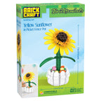 Yellow Sunflower in Picket Fence Pot