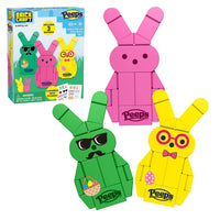 Peeps Green, Pink, and Yellow Bunny