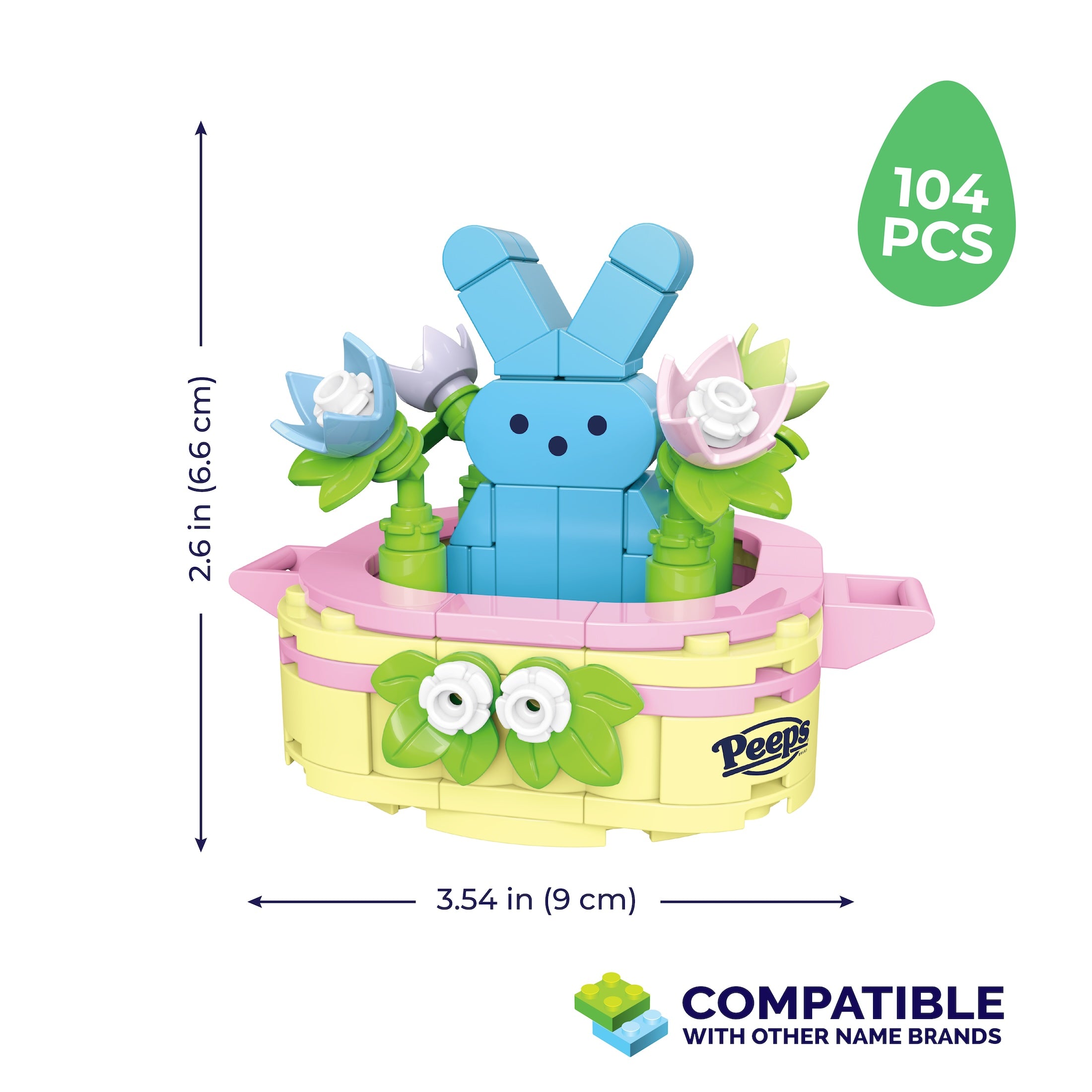 PEEPS Blue Bunny Easter Basket