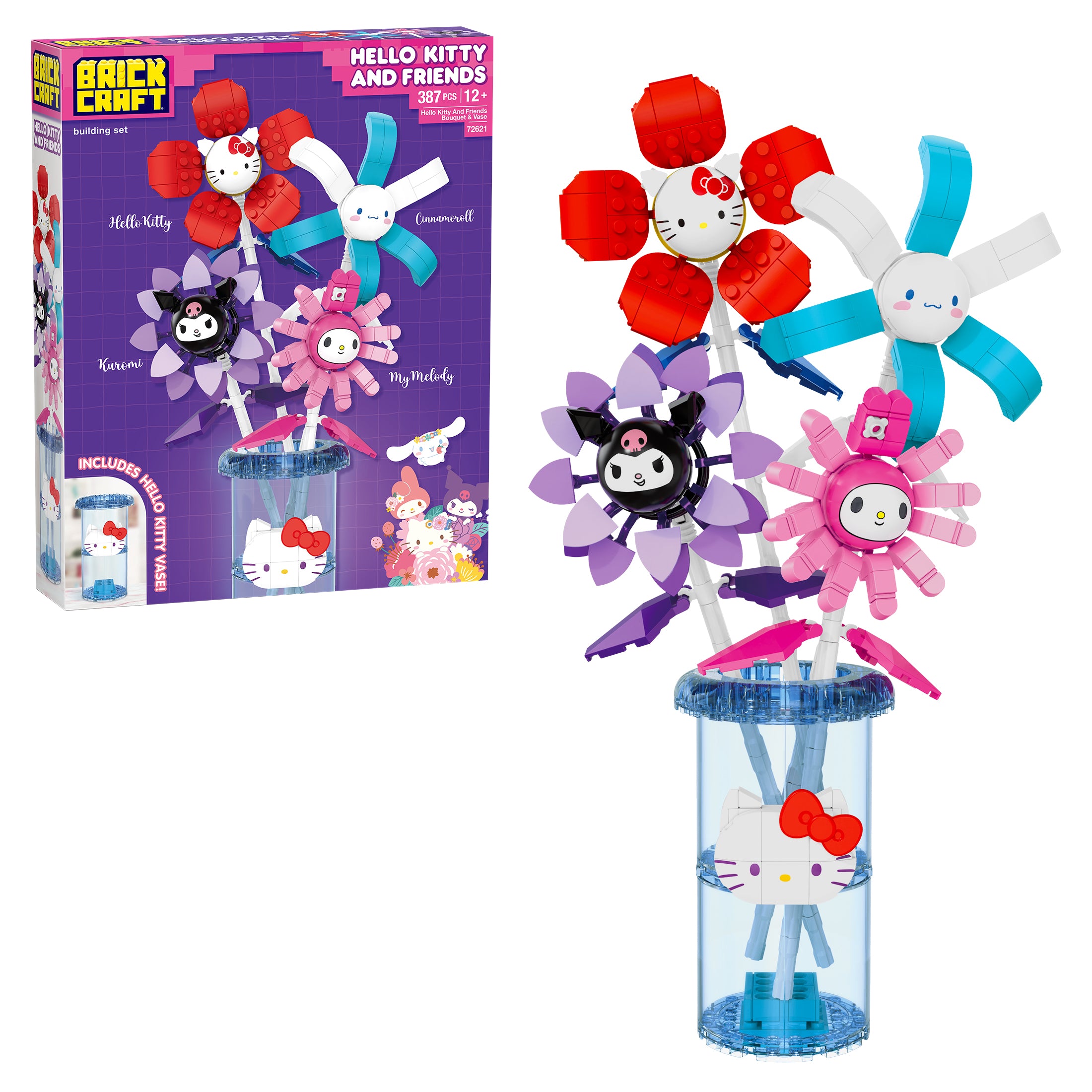 Hello Kitty And Friends Vase & Bouquet