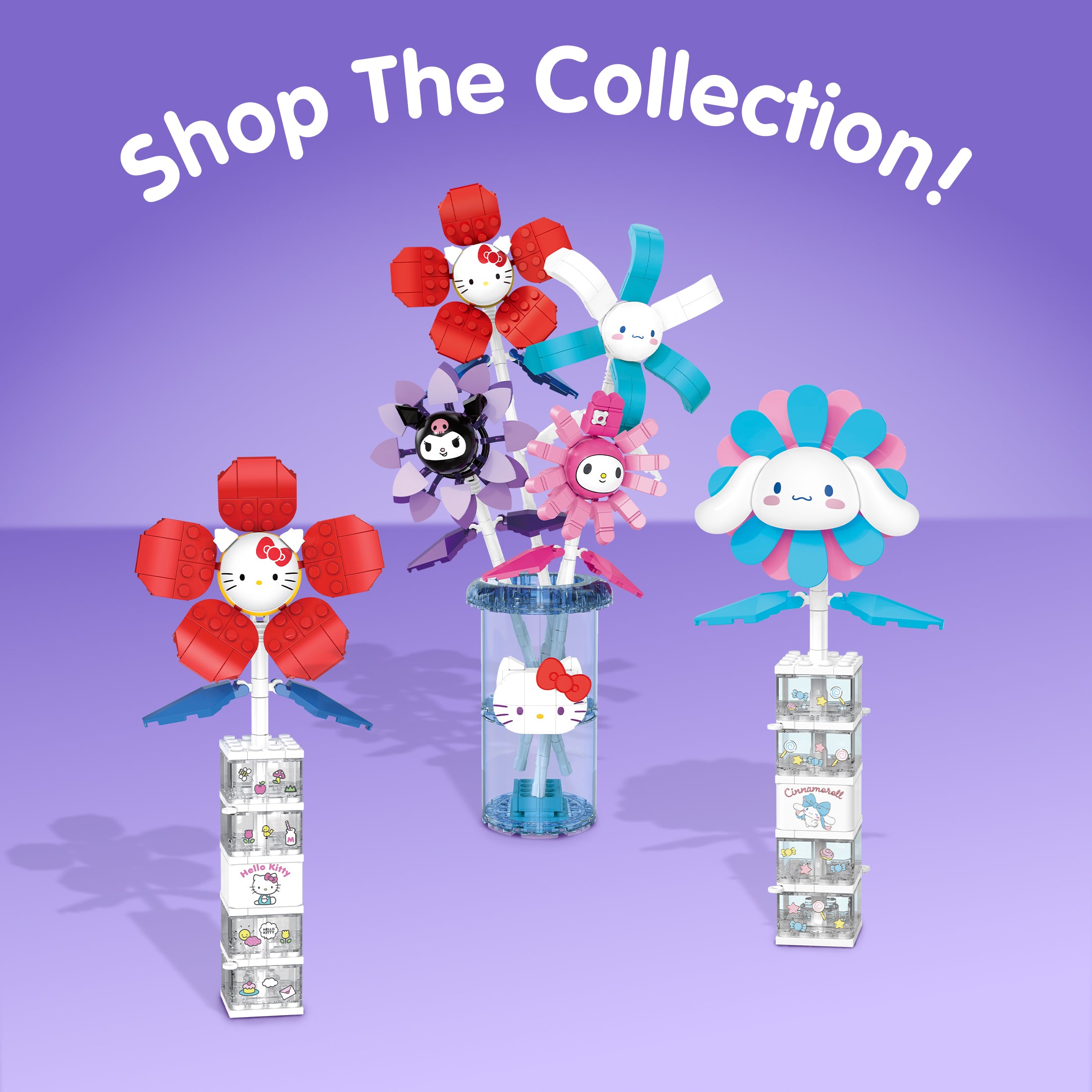 Hello Kitty And Friends Vase & Bouquet