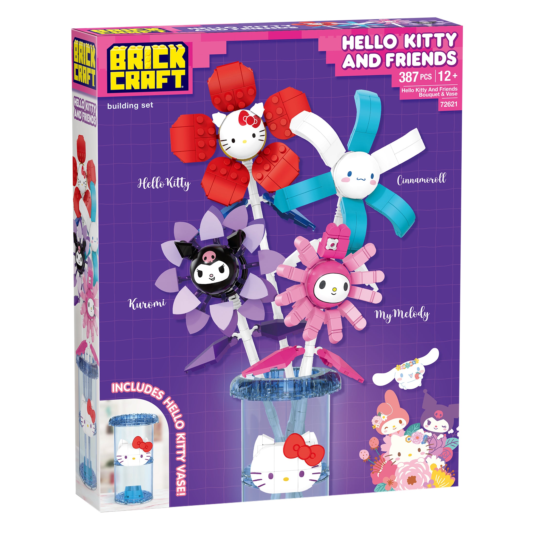 Hello Kitty And Friends Vase & Bouquet