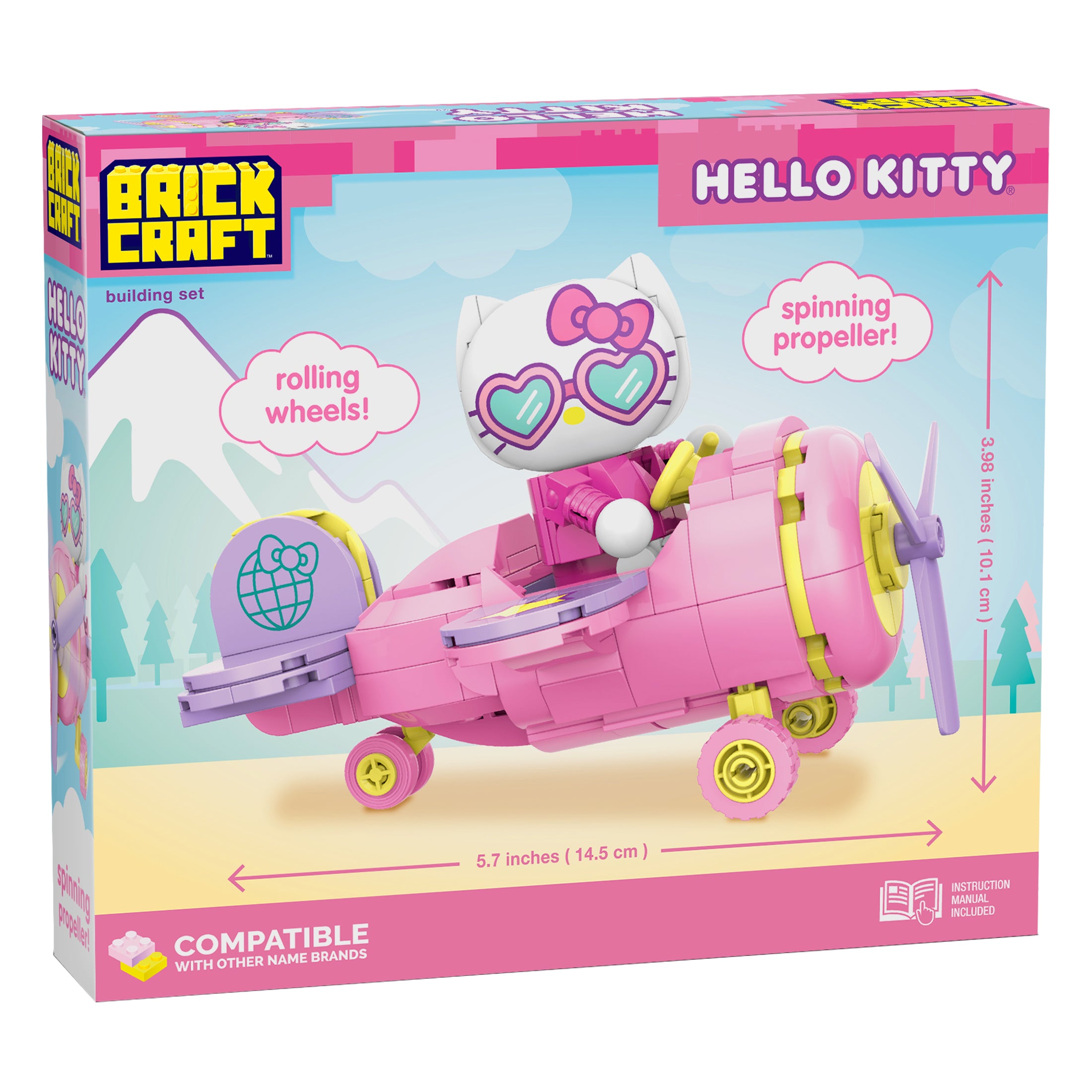 Brickcraft Hello Kitty Airplane Adventure Building Set