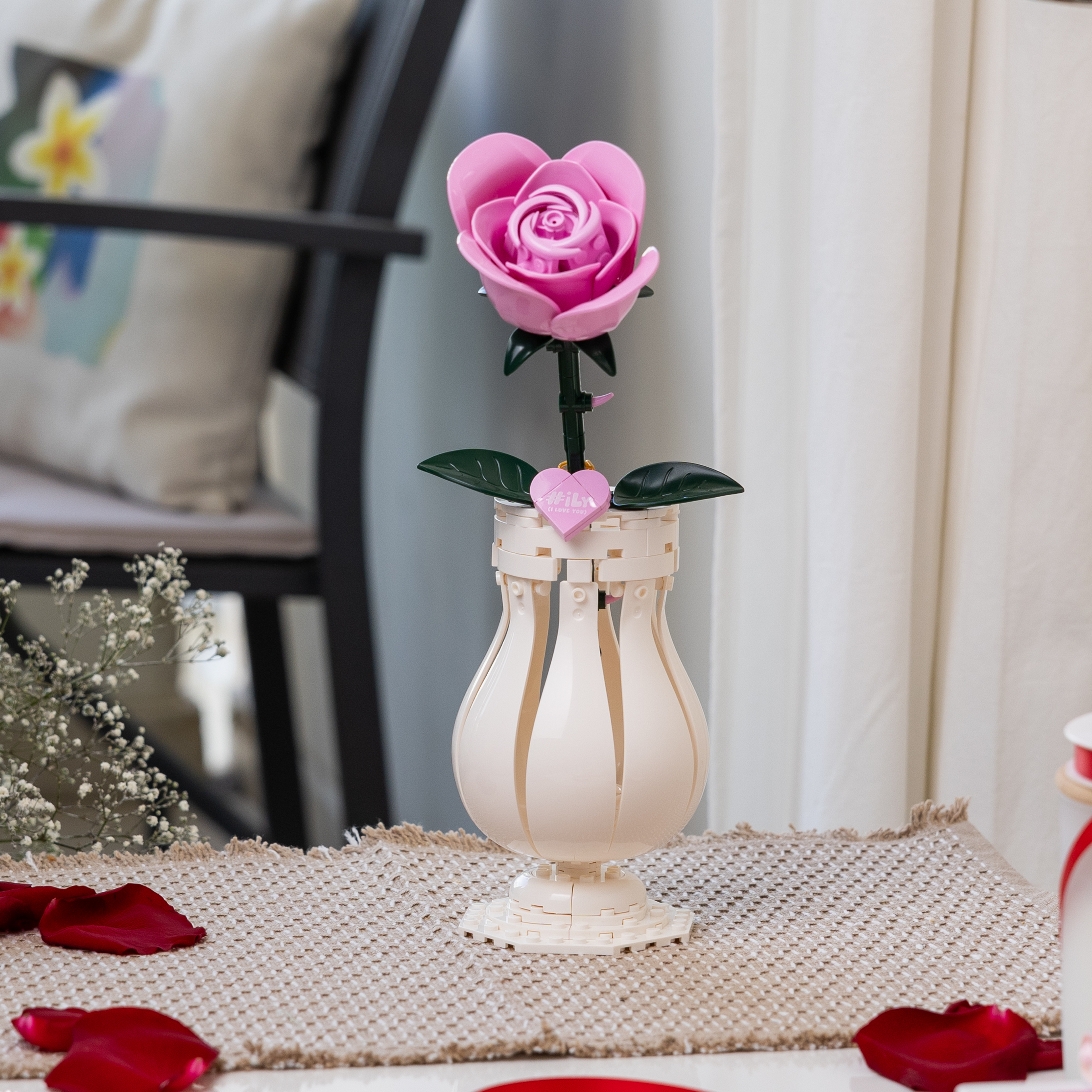 Pink Long Stem Rose