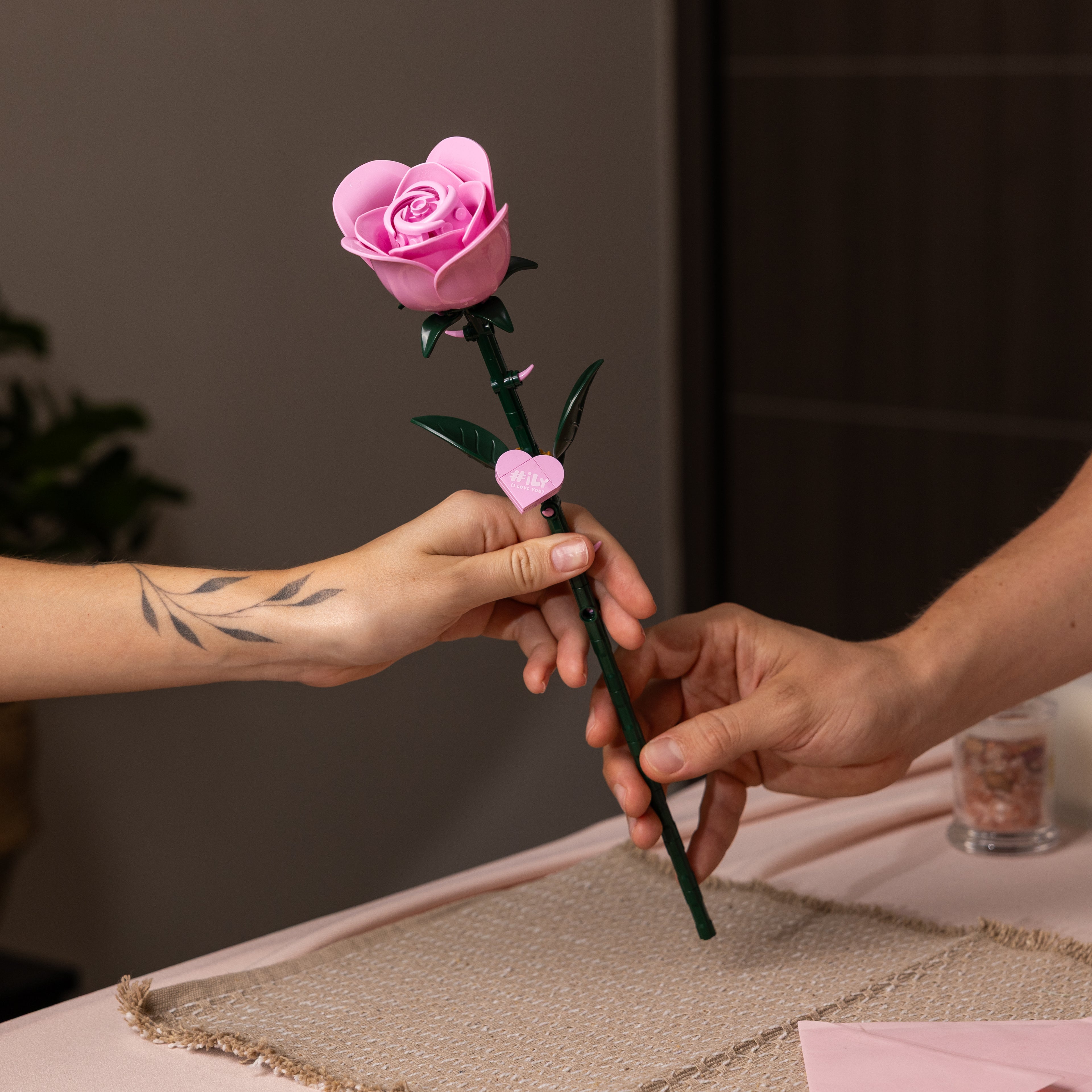 Pink Long Stem Rose