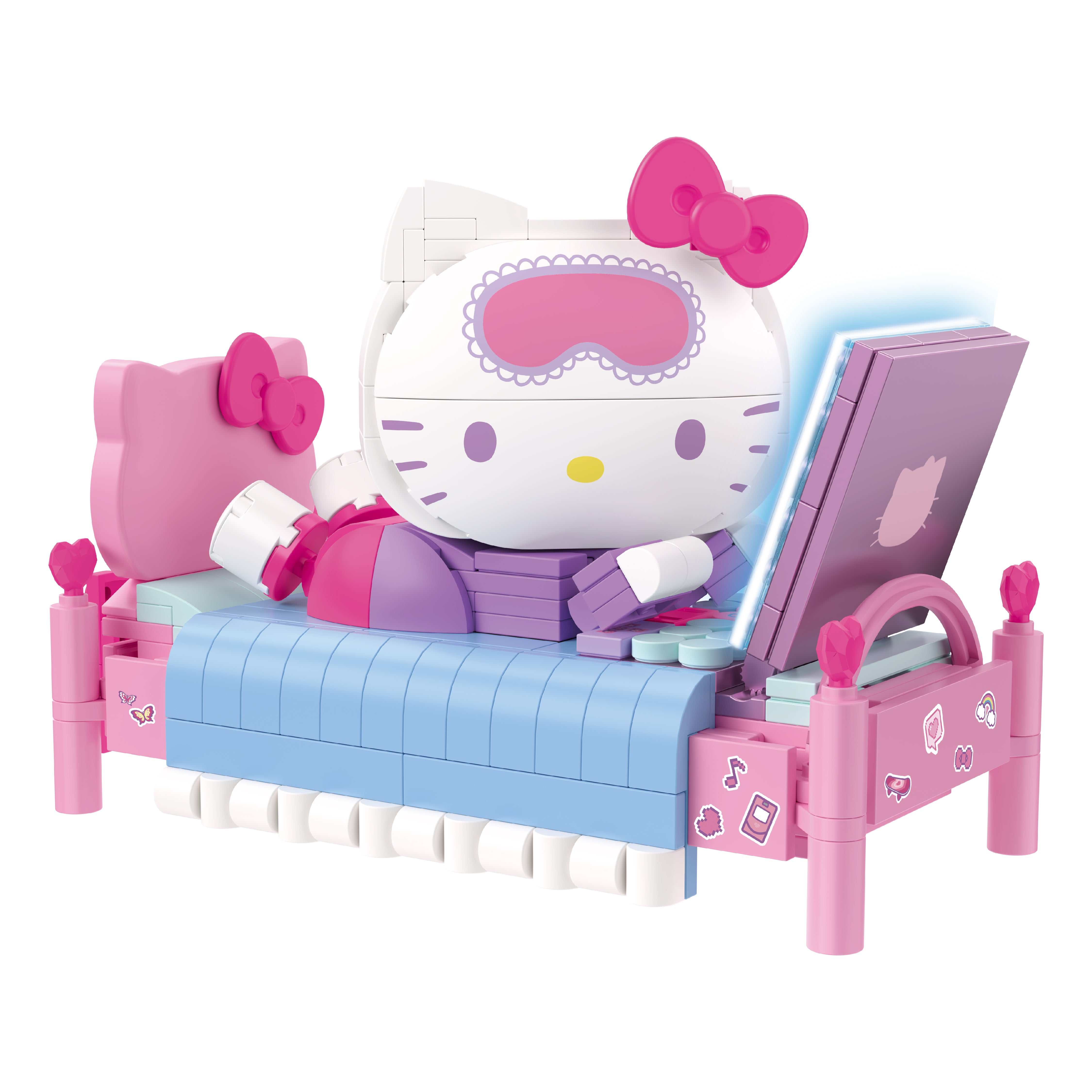 Brickcraft Hello Kitty Pixel Dreams Brick Building Set - 355 Pieces