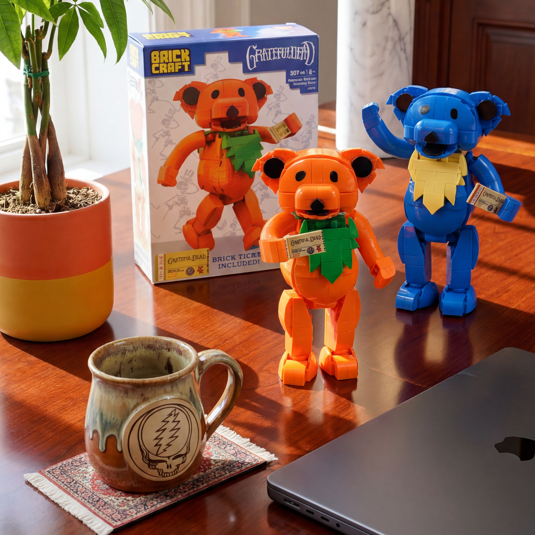 Ashbury Orange Dancing Bear