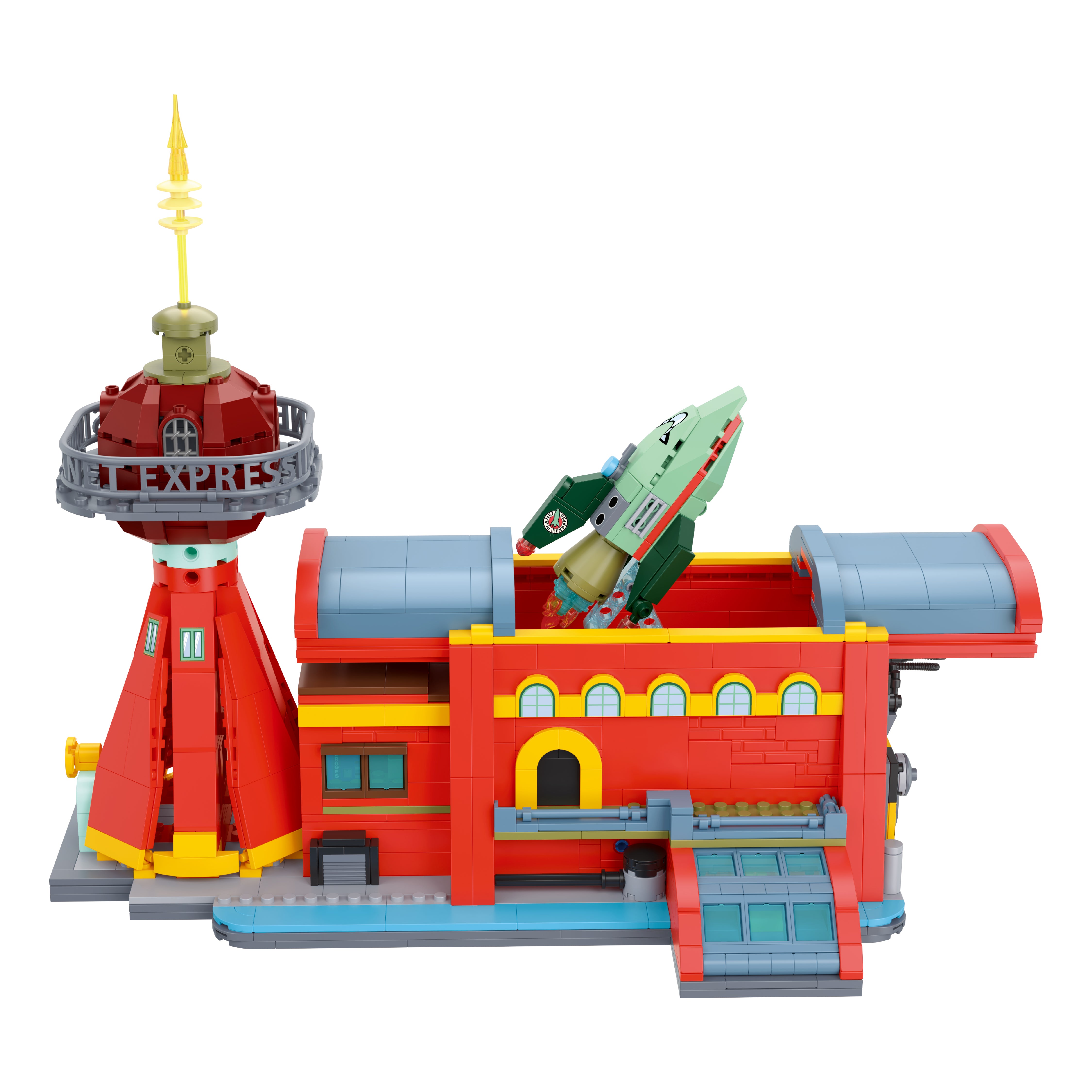 the starteam スターチーム ランタン キット 1個② Brickcraft Futurama Planet Express HQ Brick Building Set - 1135 Pieces