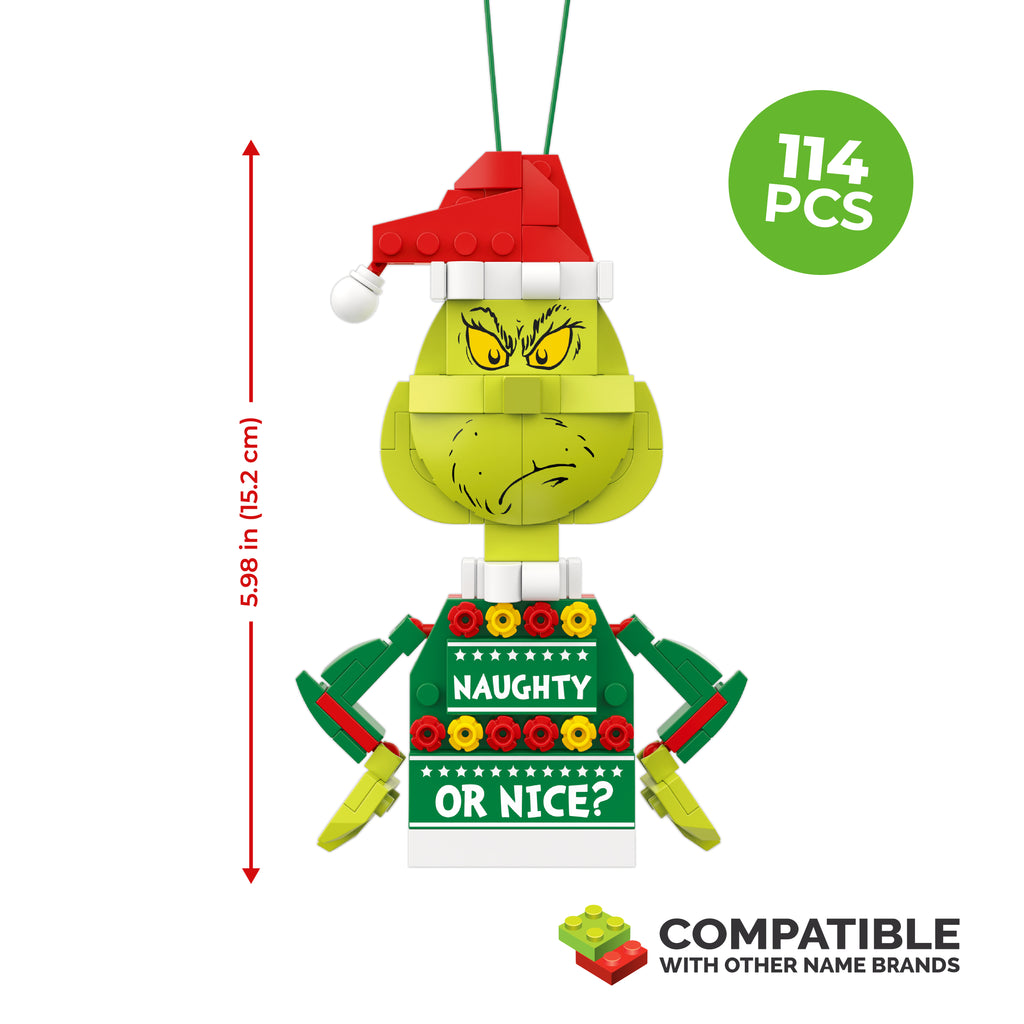 Grinch Ugly Sweater Decoration