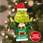 Grinch Ugly Sweater Decoration