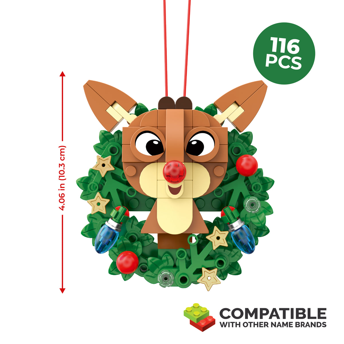 Rudolph Wreath Decoration