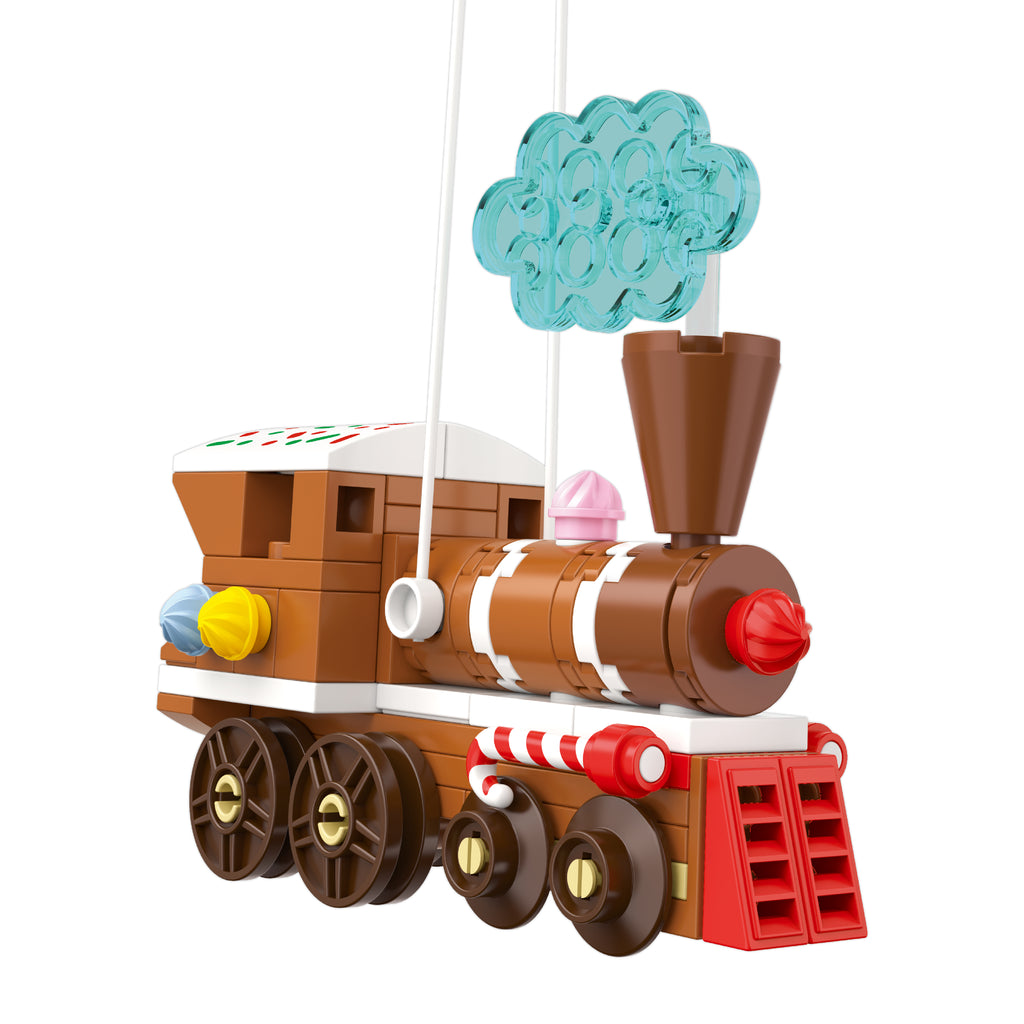 Gingerbread Train Ornament