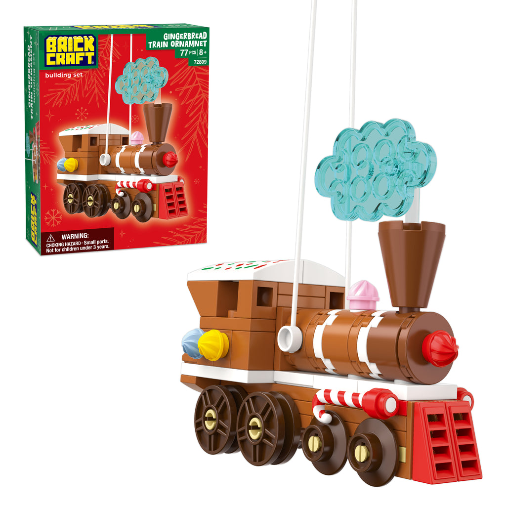 Gingerbread Train Ornament
