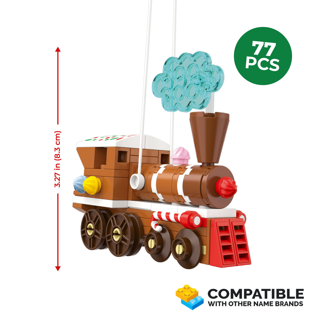 Gingerbread Train Ornament