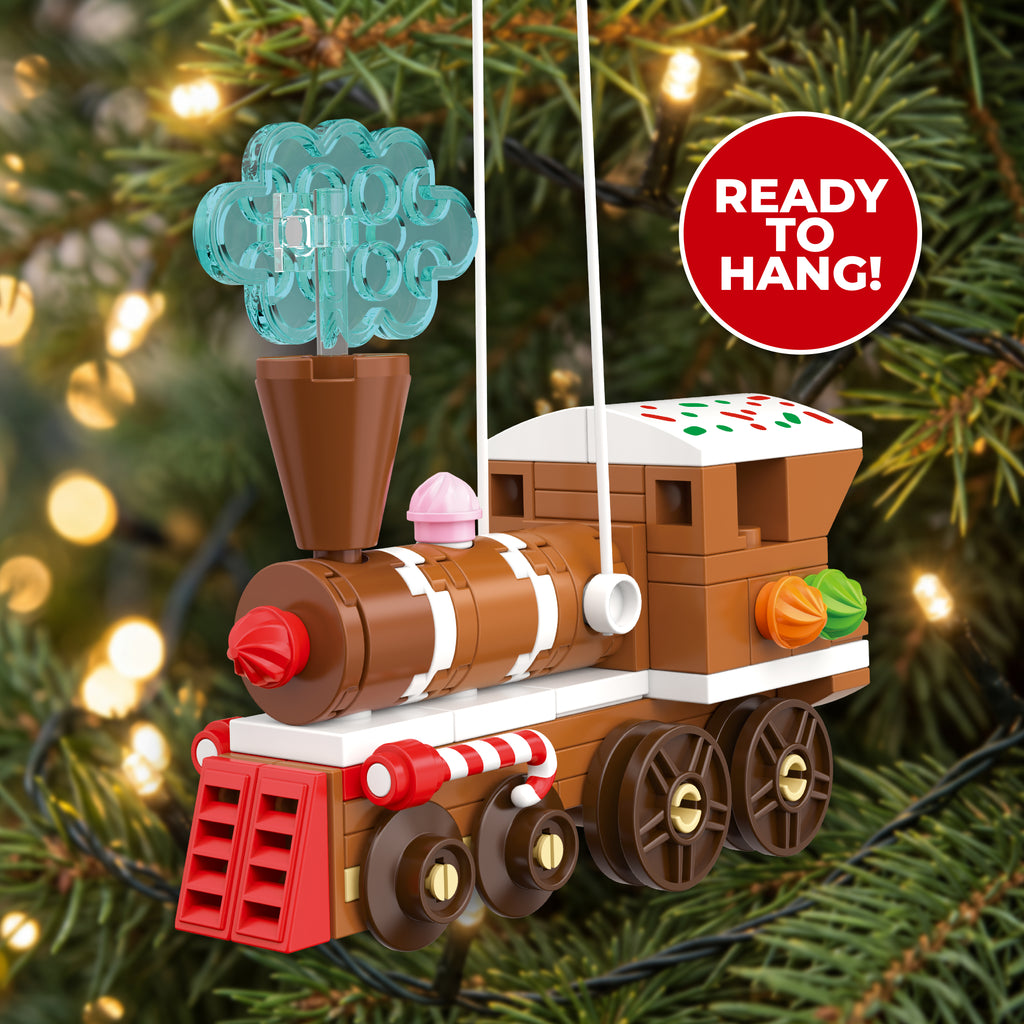 Gingerbread Train Ornament