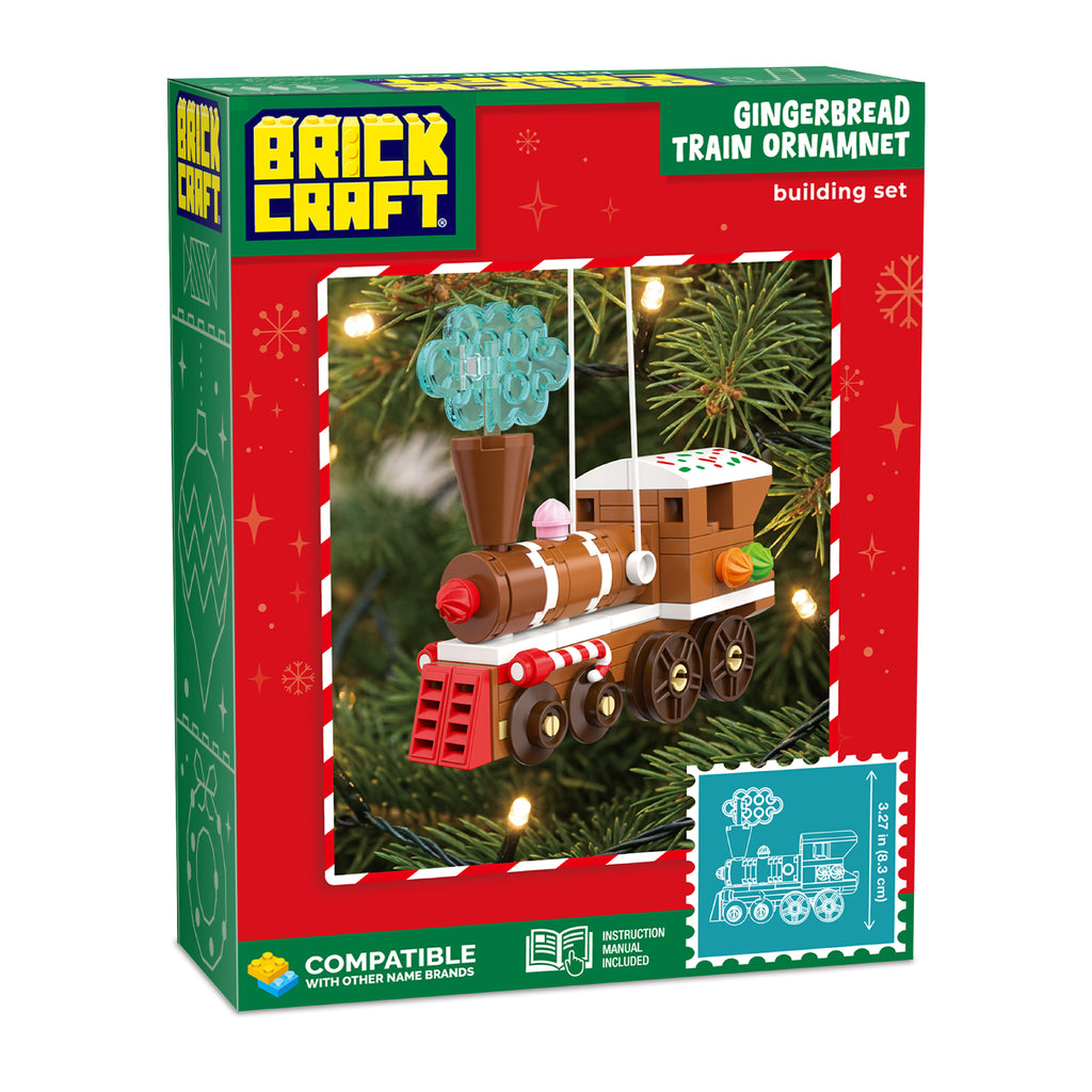Gingerbread Train Ornament