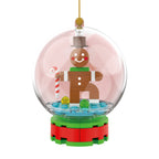 Gingerbread Snow Globe Ornament