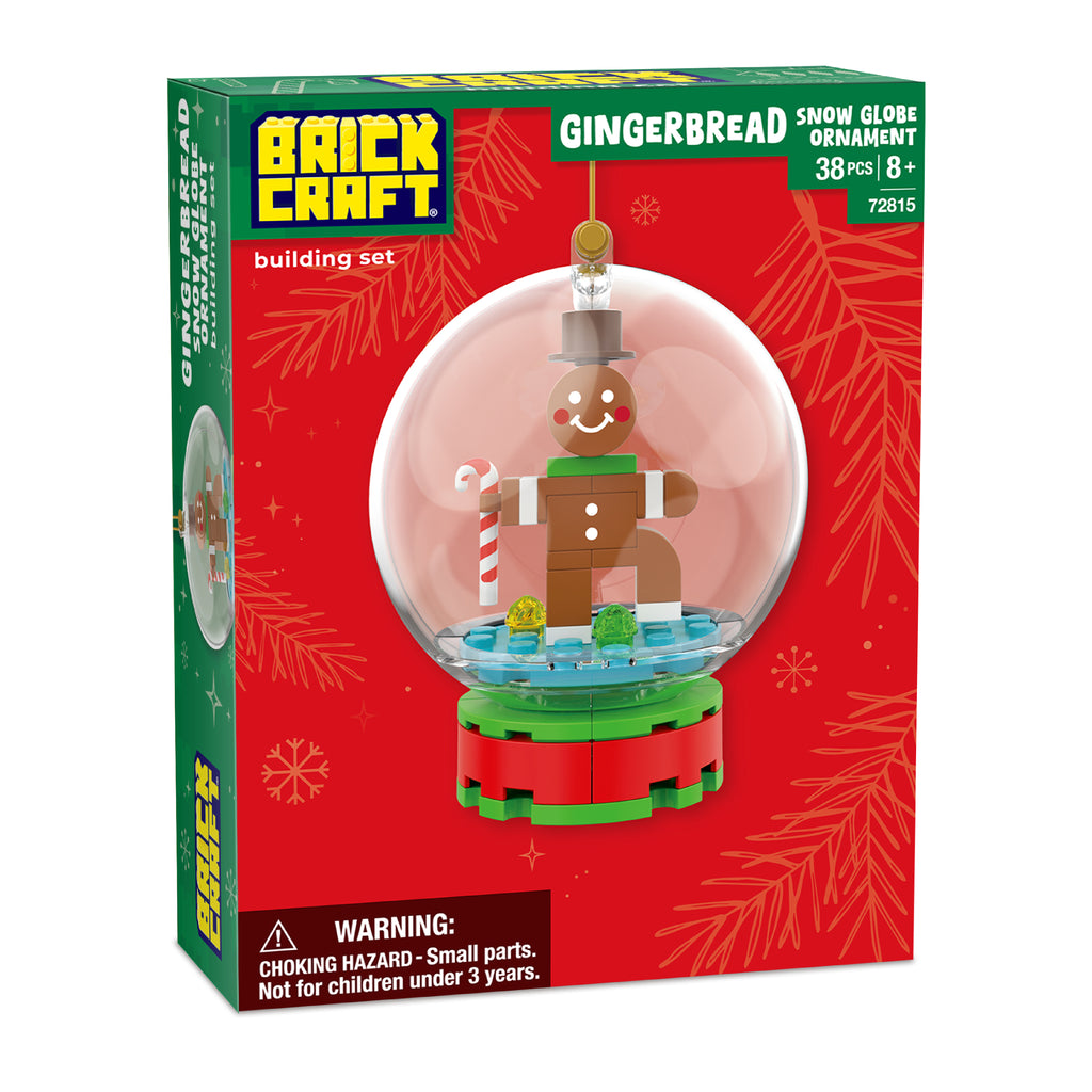 Gingerbread Snow Globe Ornament