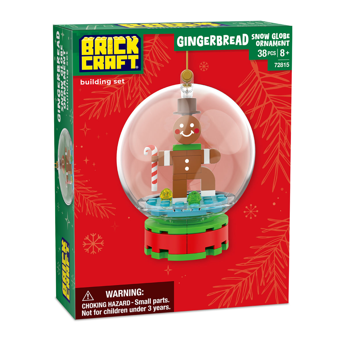 Gingerbread Snow Globe Ornament