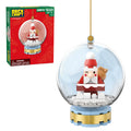 Santa Snow Globe Ornament