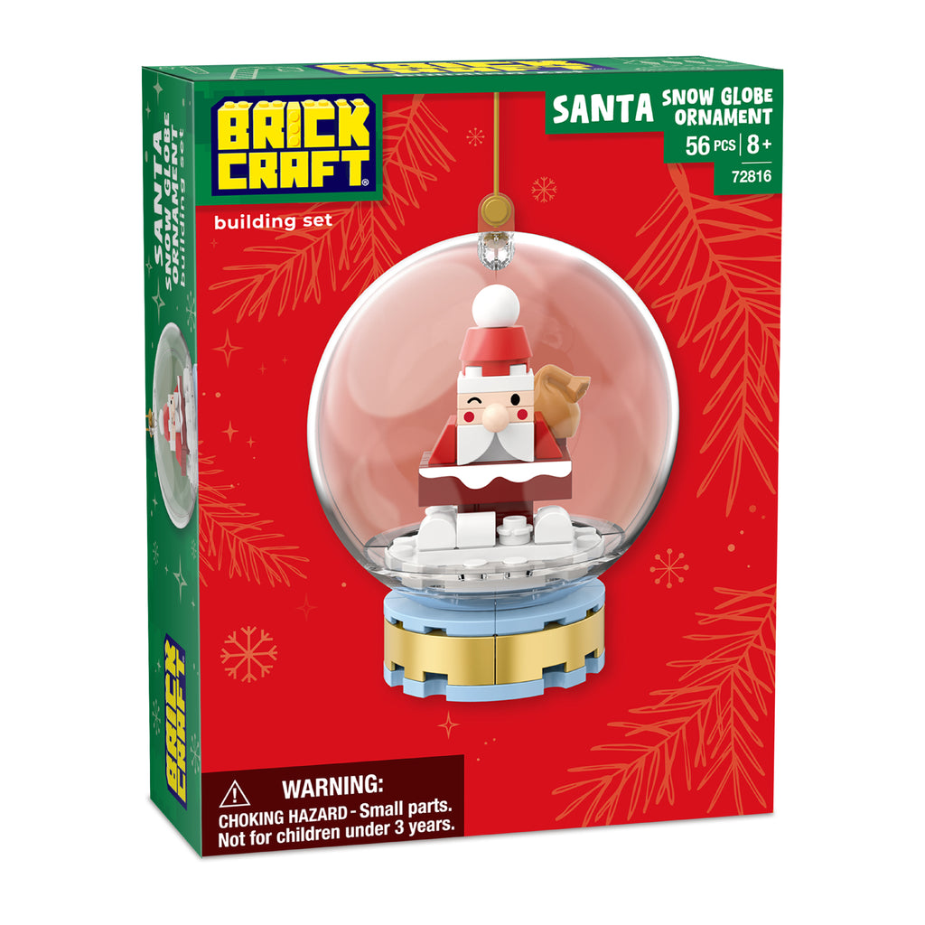 Santa Snow Globe Ornament